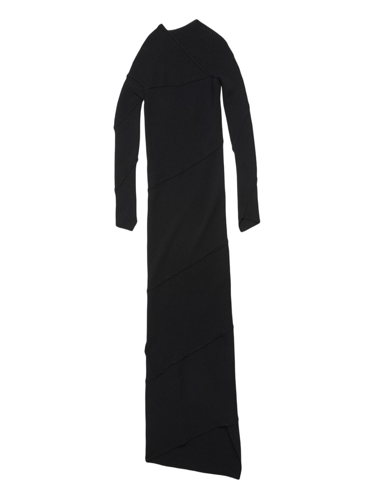 Shop Balenciaga Long Dress In Negro