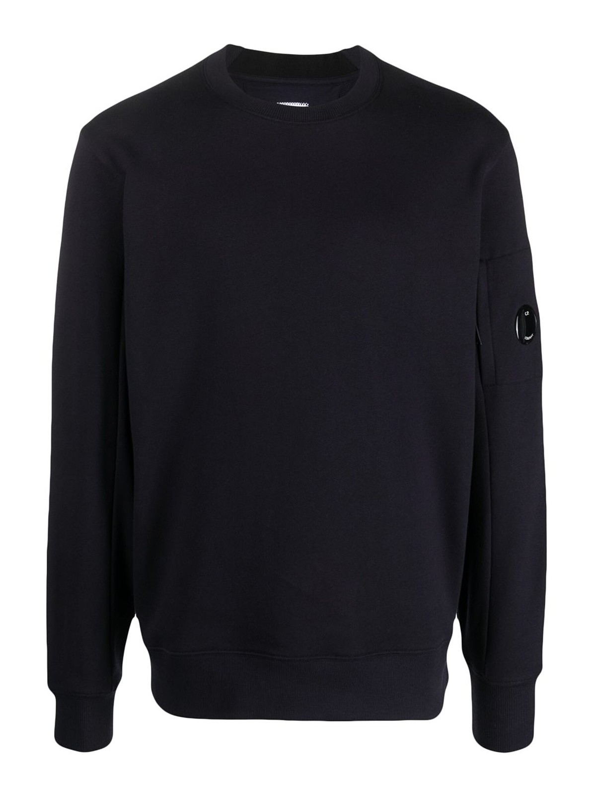 C.p. Company Cotton Crewneck Sweatshirt In Blue