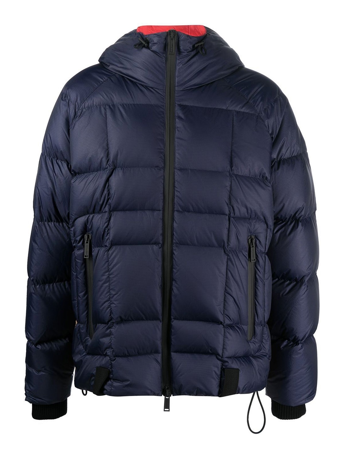 Shop Dsquared2 Nylon Puffer Down Jacket In Blue