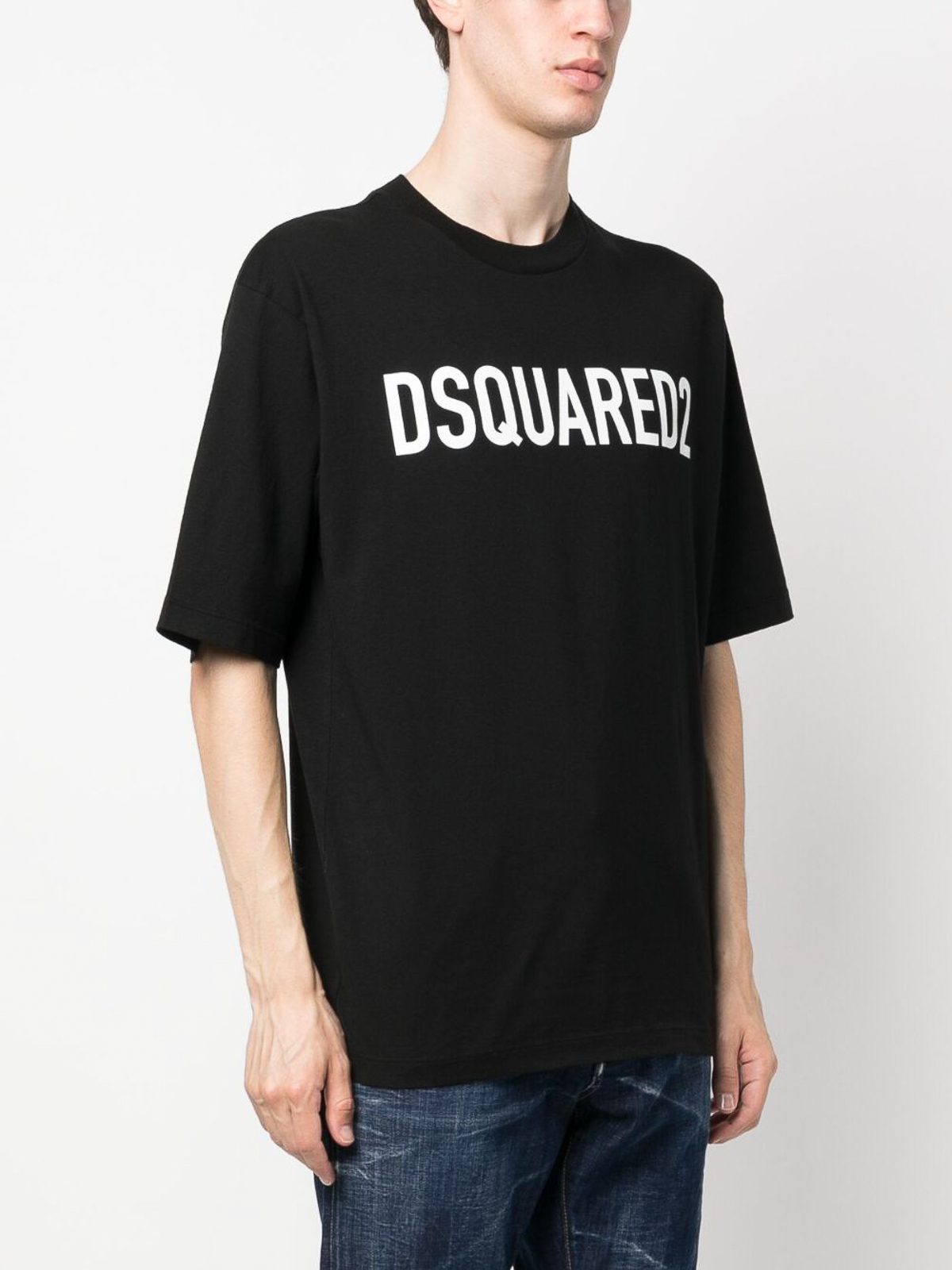 Shop Dsquared2 Camiseta - Negro In Black