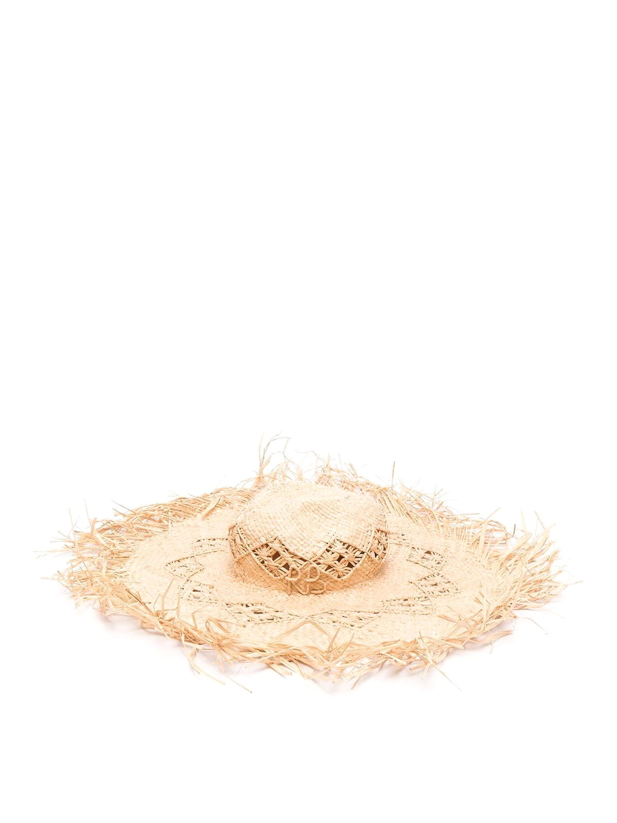 Shop Ruslan Baginskiy Fedora Natural Straw Hat In Beis