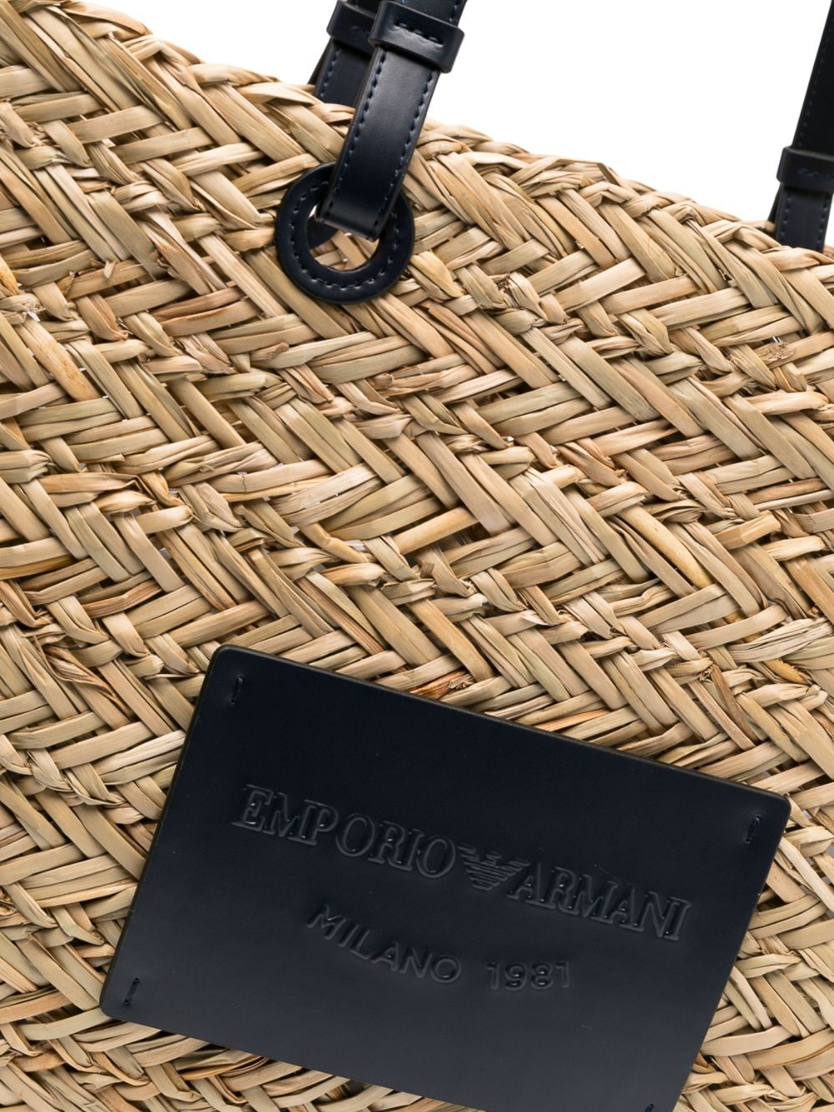 Cross body bags Emporio Armani Straw shopping bag Y3D259YVN2E80435