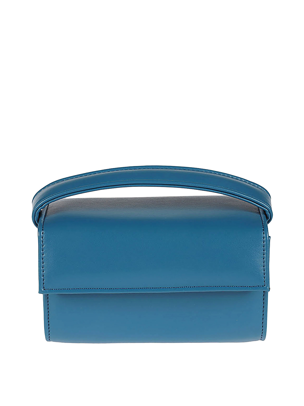 Mabash The Baby Vegan Leather Mini Bag In Blue