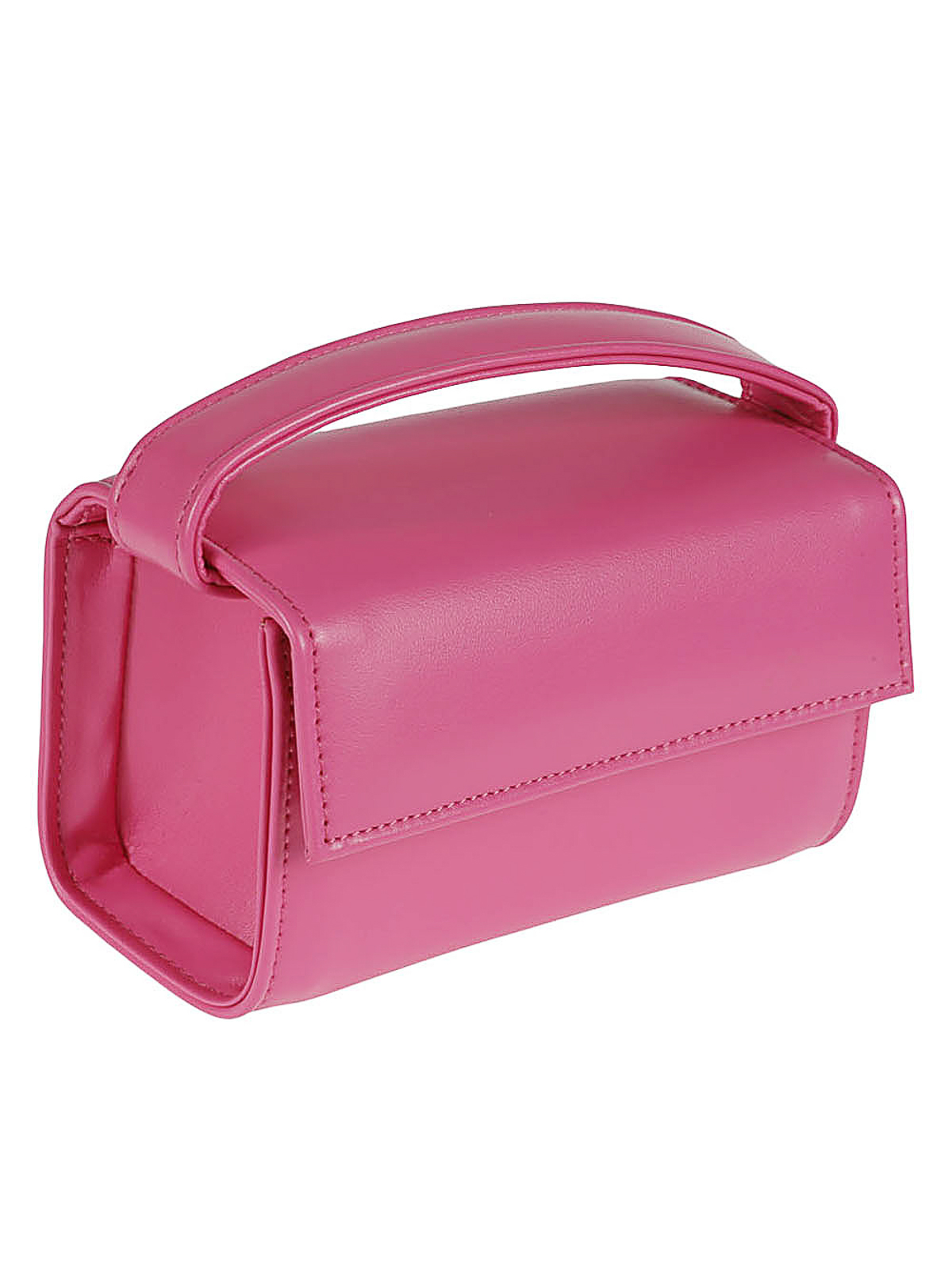 Pink Vegan Leather Mini Cross Body Bag