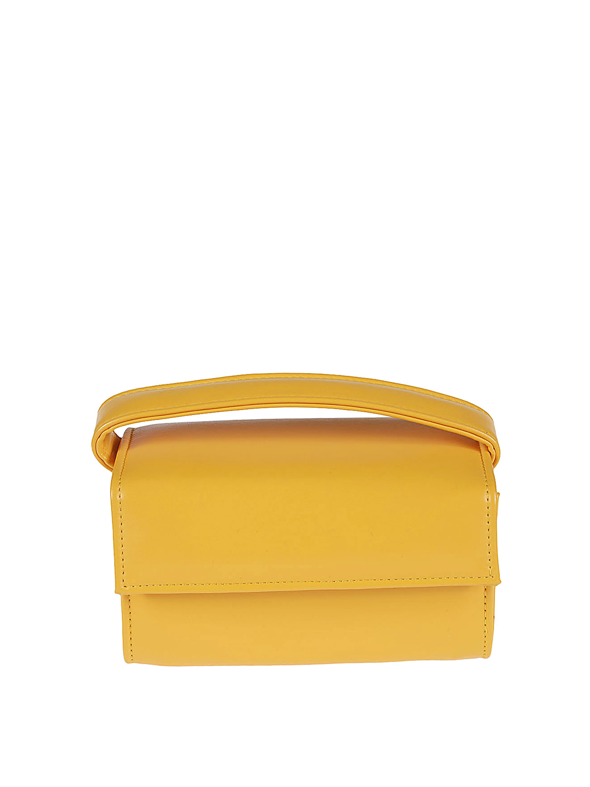 Mabash The Baby Vegan Leather Mini Bag In Yellow