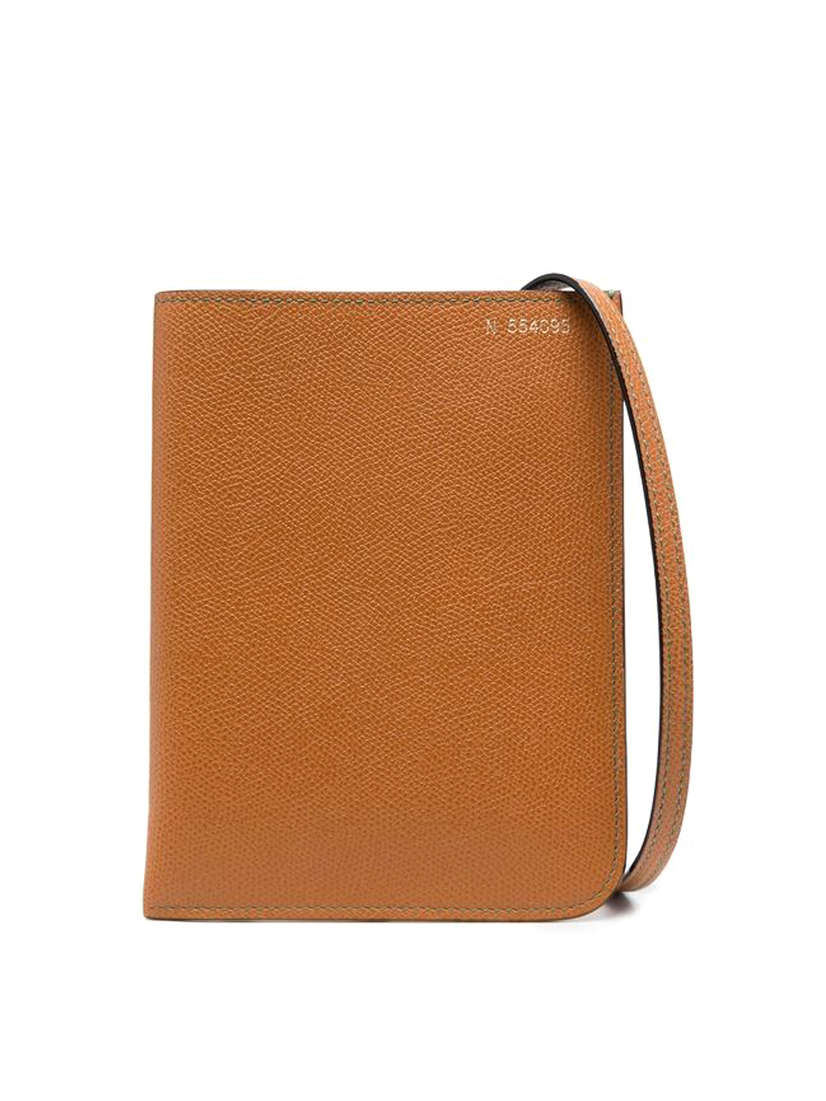 Shop Valextra Mini Soft Leather Crossbody Bag In Brown