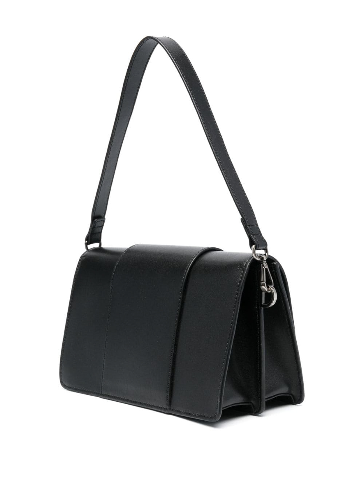 Shop Hogan Shoulder Bag In Black