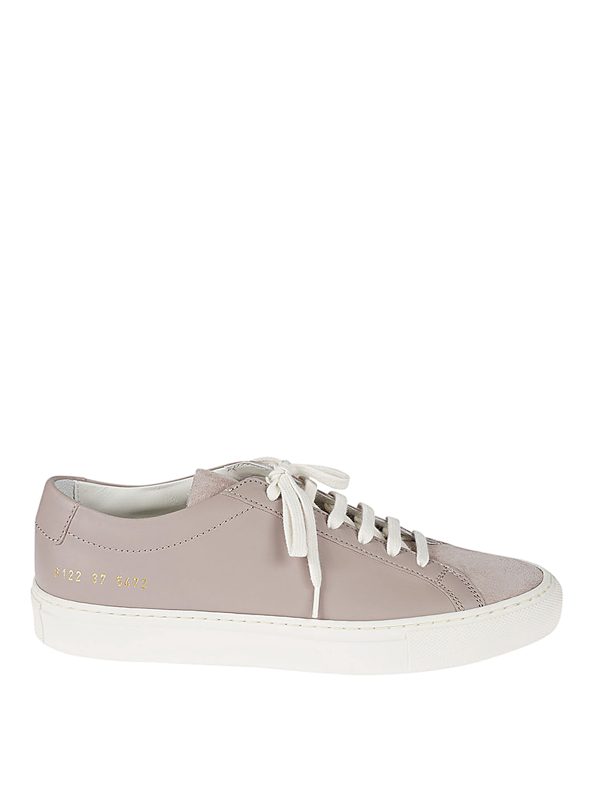 Shop Common Projects Original Achilles Suede Sneakers In Grey
