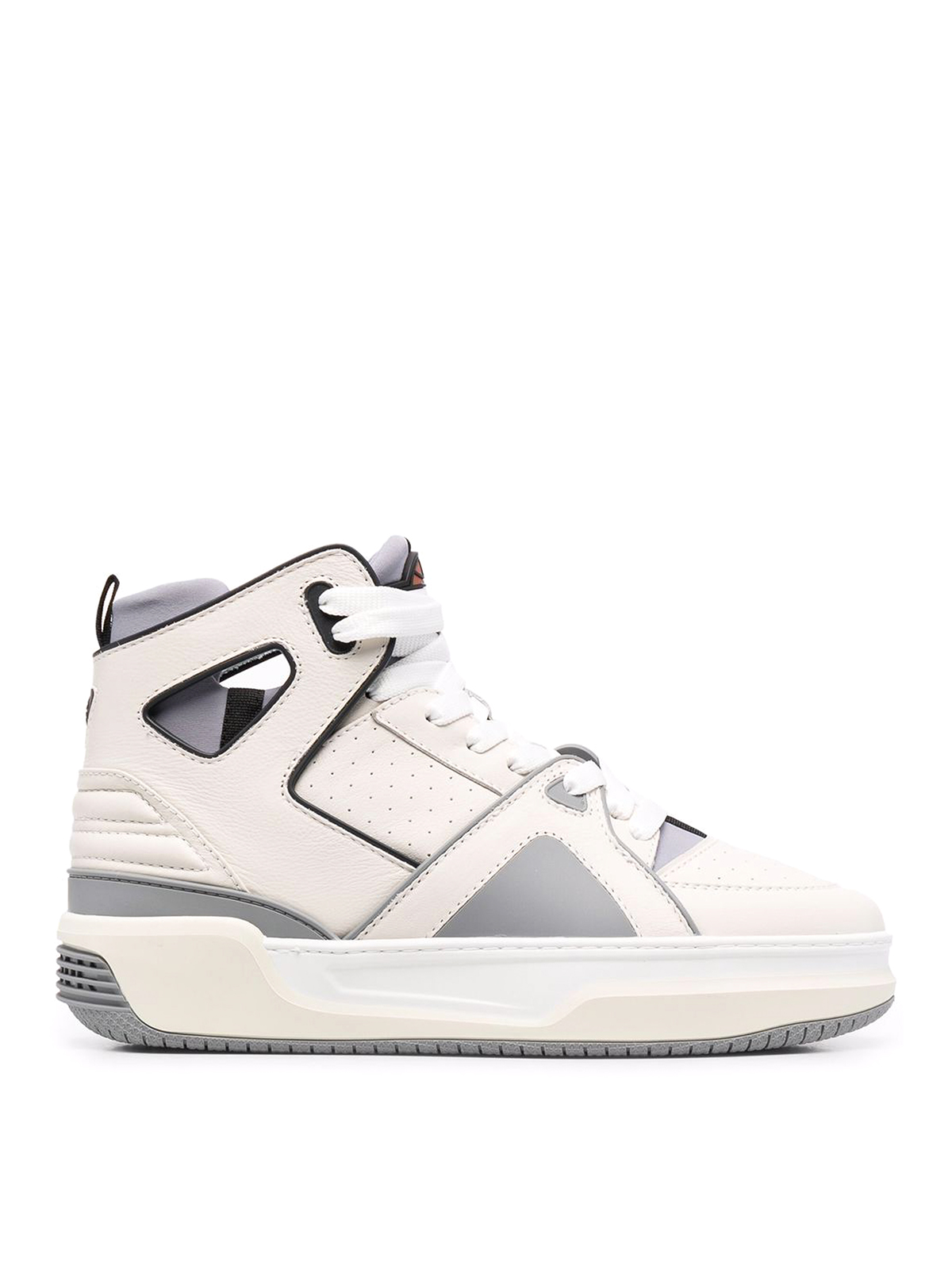 Shop Just Don Courtside Hi Sneakers In Blanco