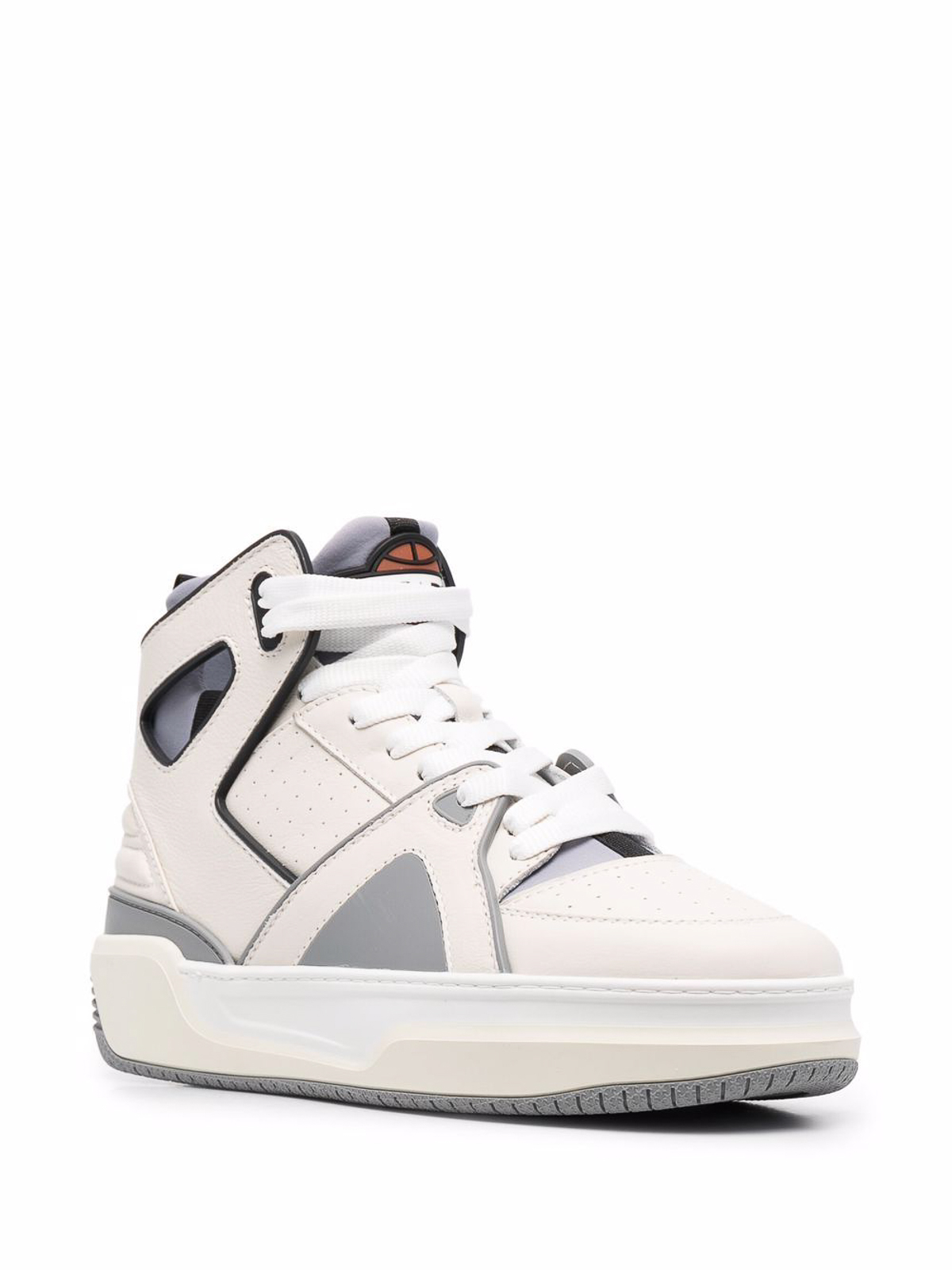 Shop Just Don Courtside Hi Sneakers In Blanco