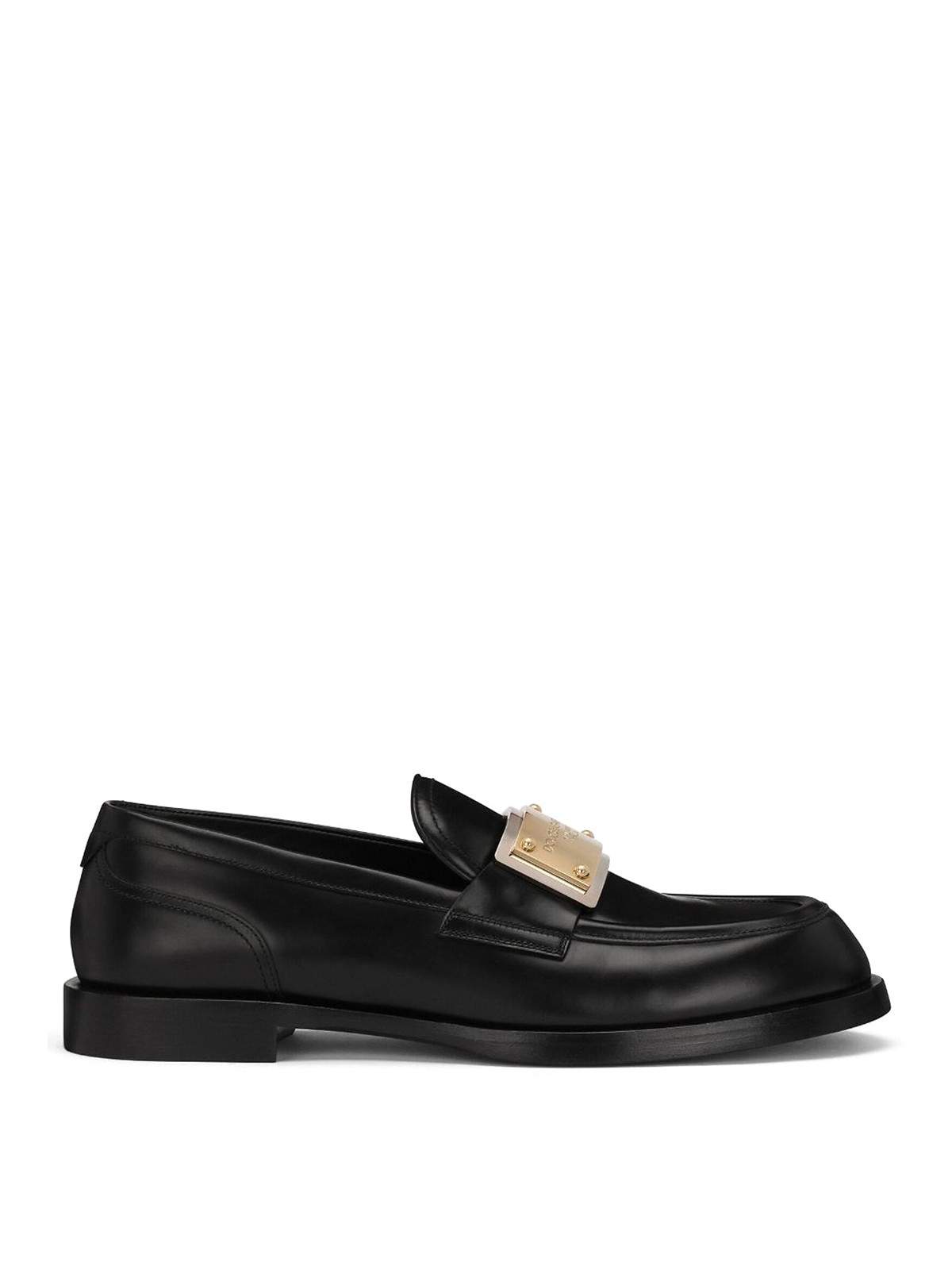 Dolce & Gabbana Leather loafers - Black - Men|A30203AB64080999
