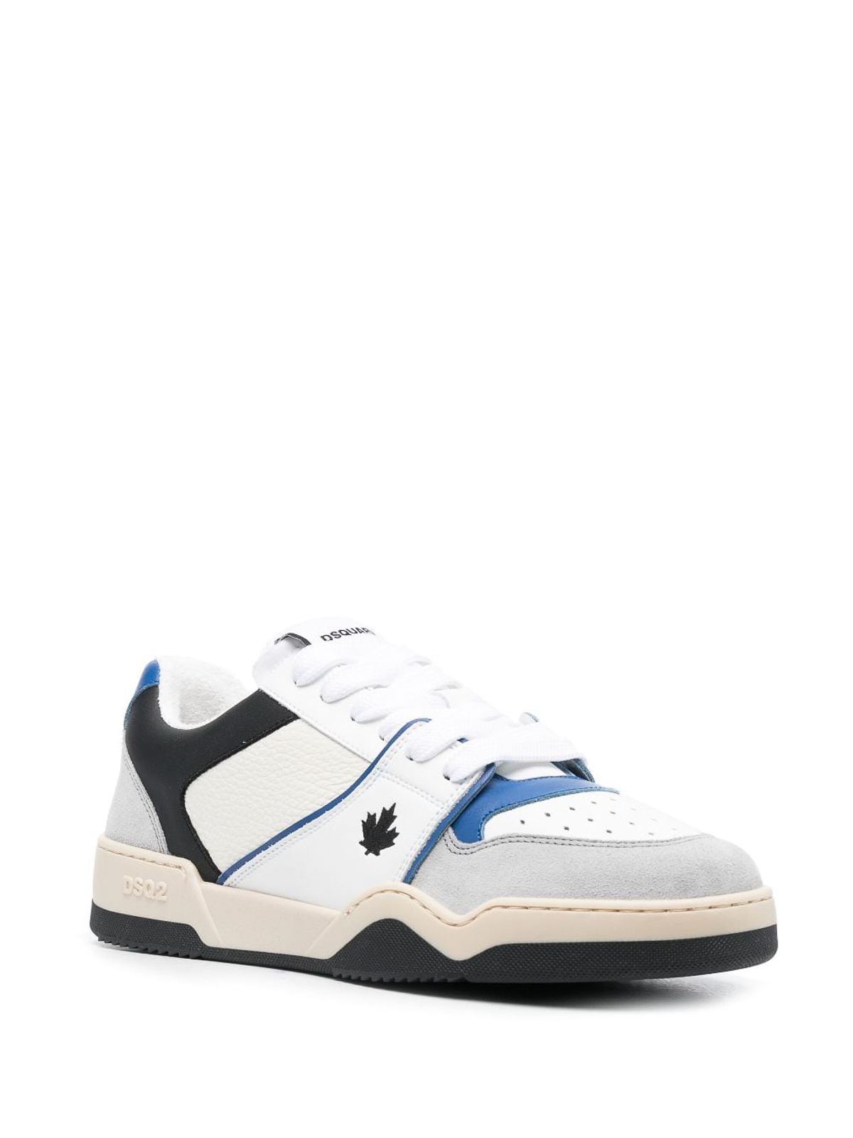 Spiker leather sneakers by Dsquared2