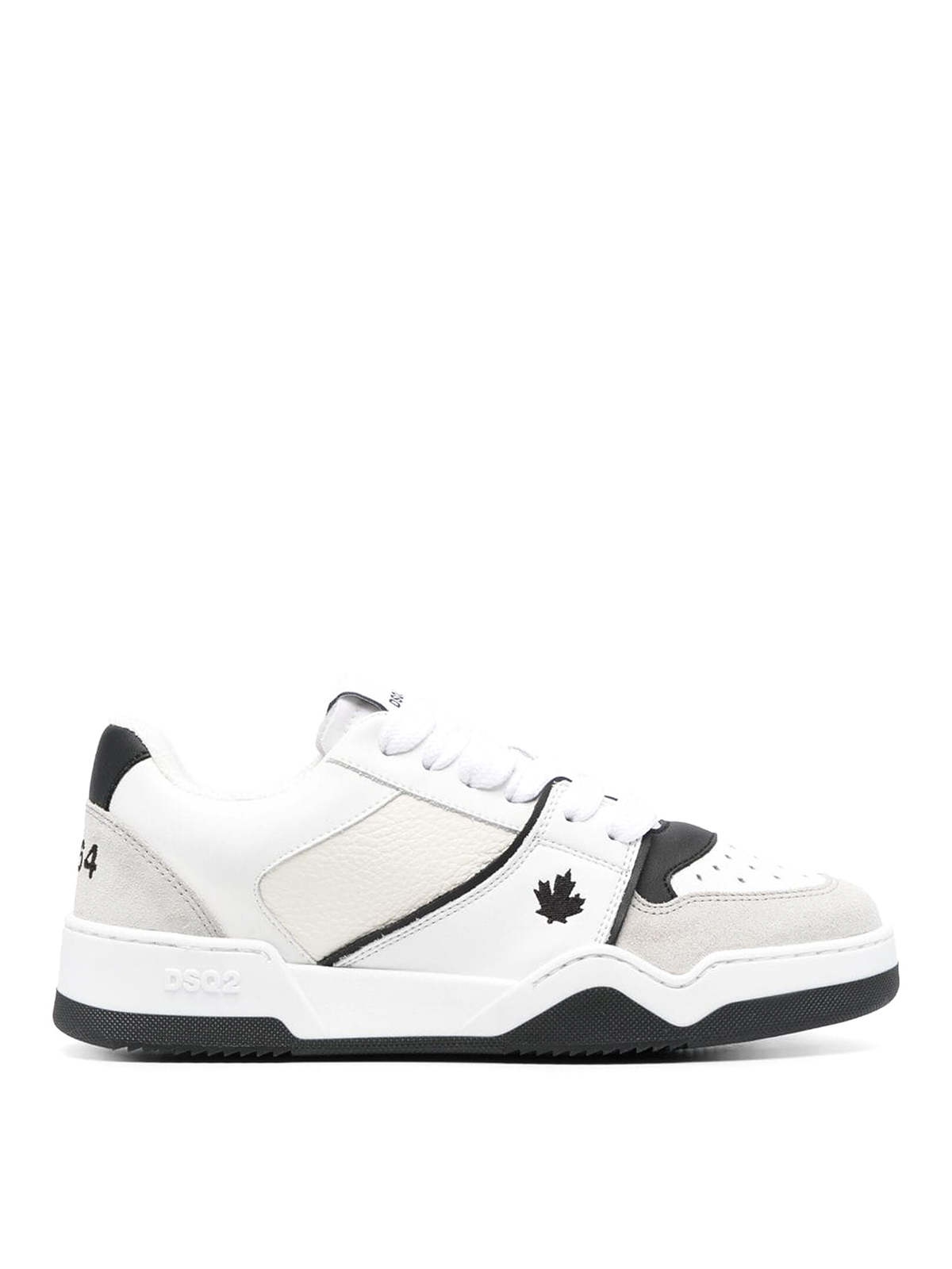 Shop Dsquared2 Logo Velour Sneakers In White