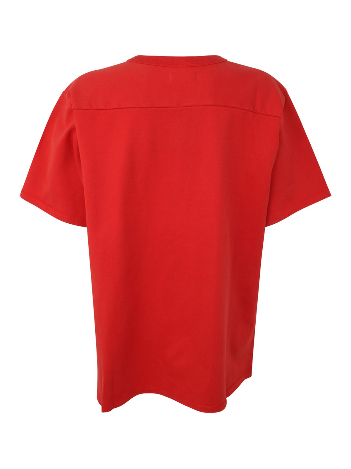 Shop Erl Unisex Football Shirt Knit In Red