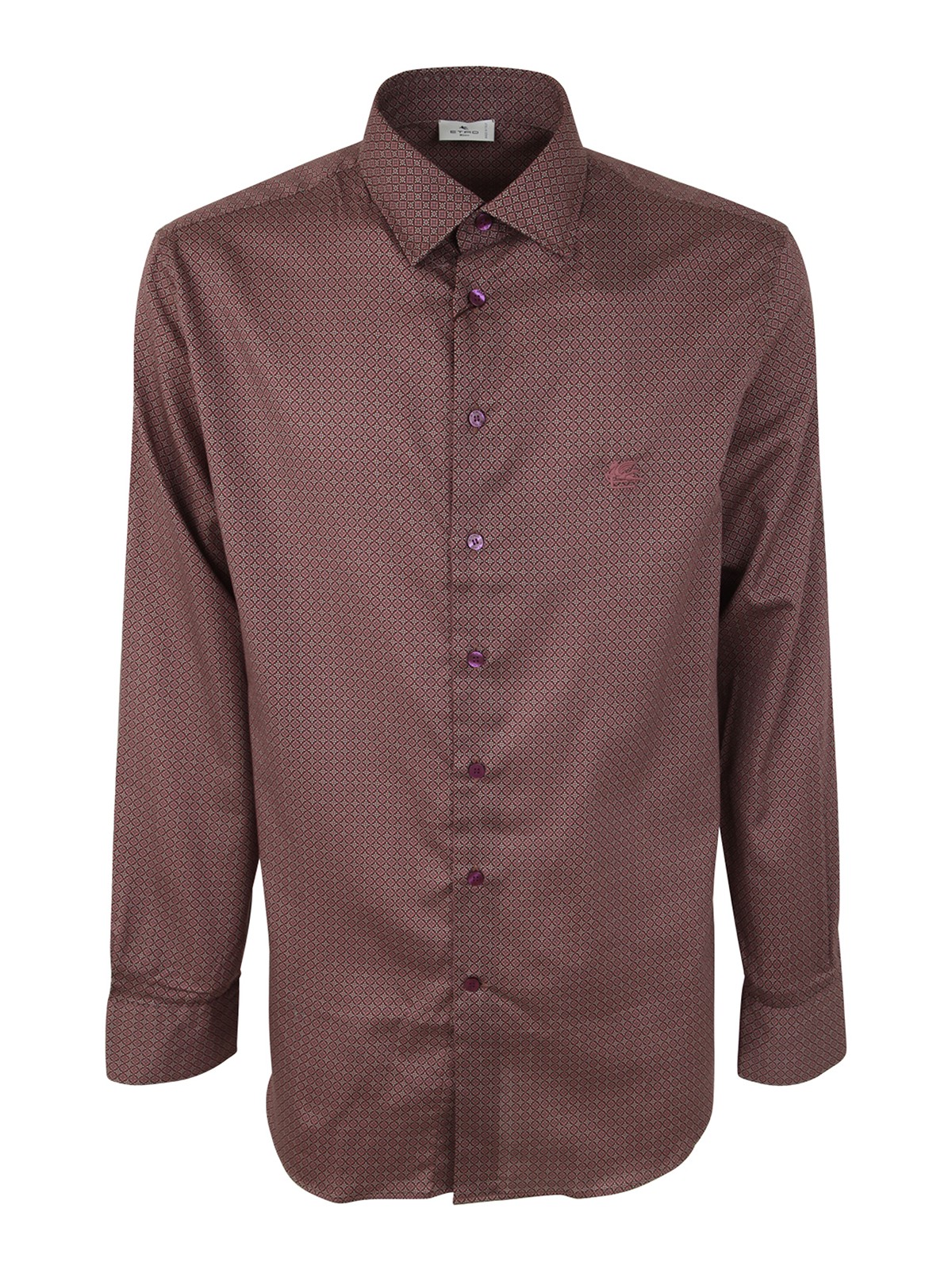 Etro Roma Shirt With Logo In Pink