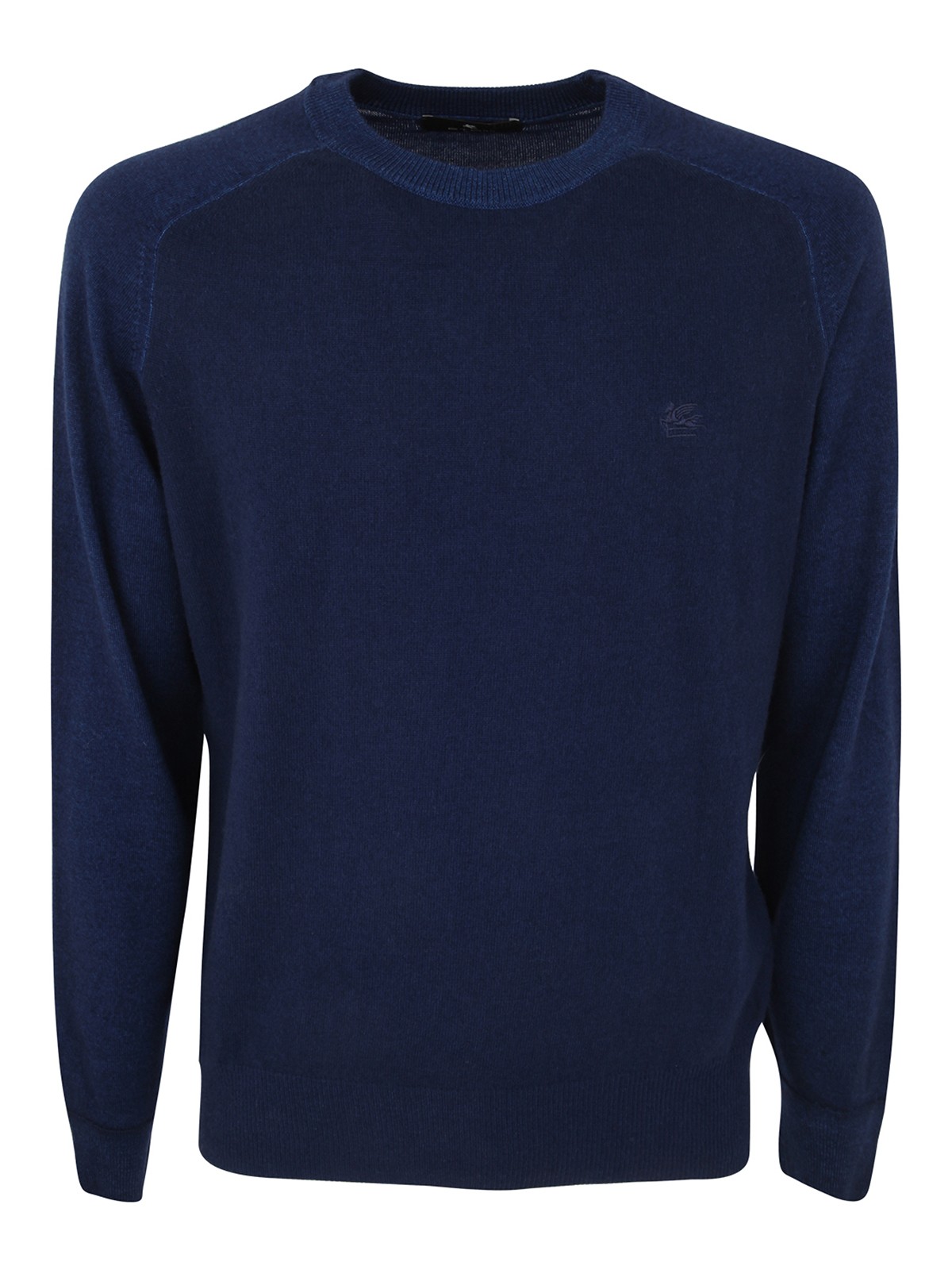 Shop Etro Martello Crew Neck Sweater In Blue