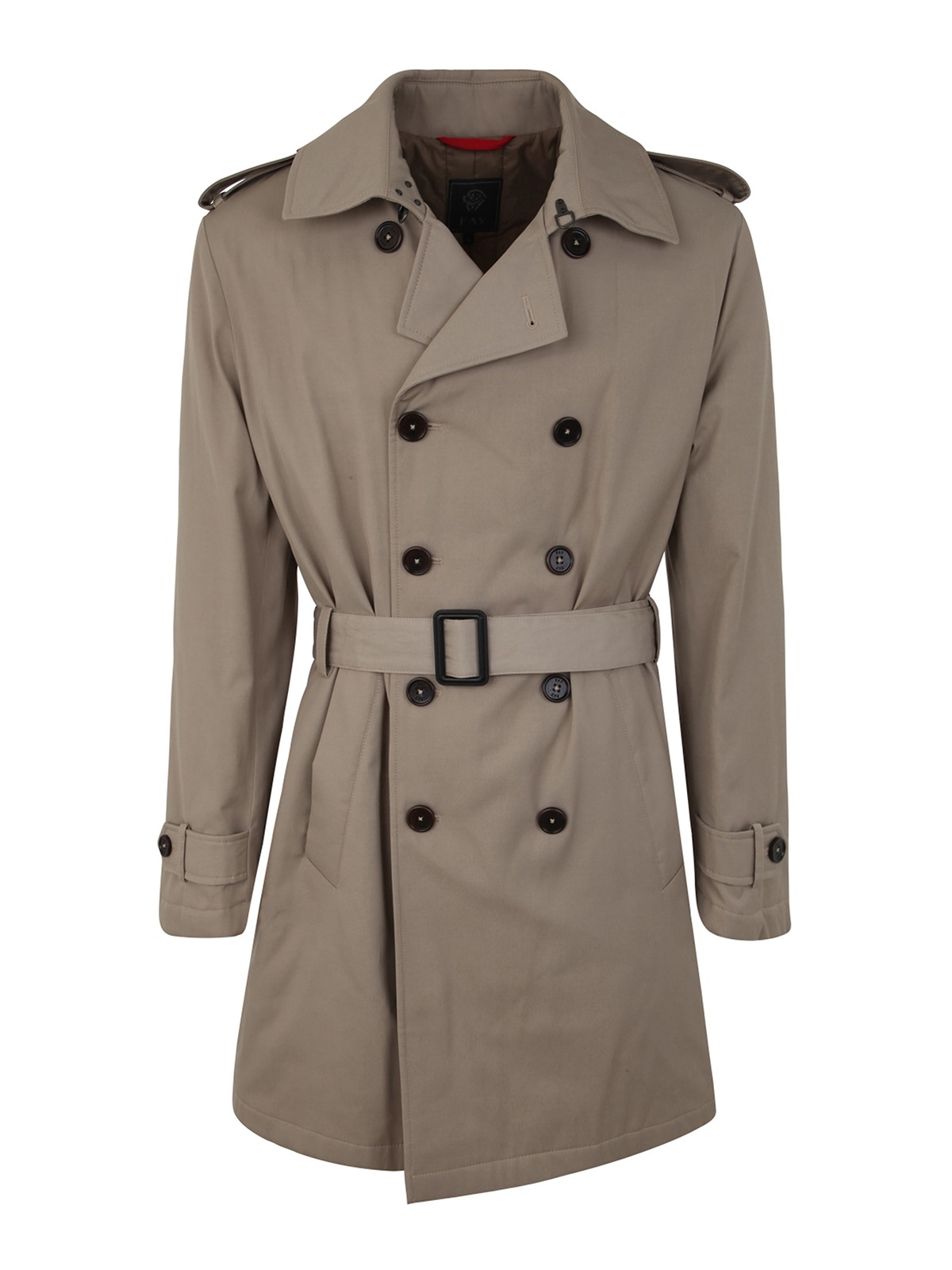 Shop Fay Padded Trench In Marrón