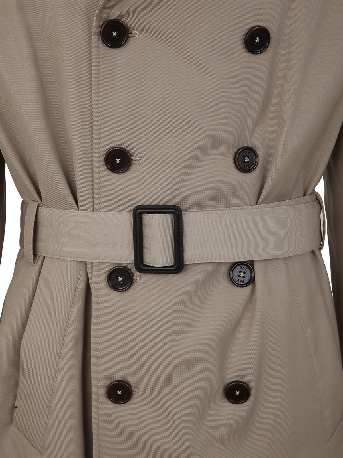 Shop Fay Padded Trench In Marrón