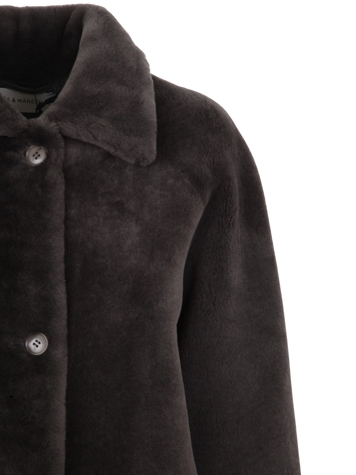 Shop Ines Et Marechal Coat In Grey