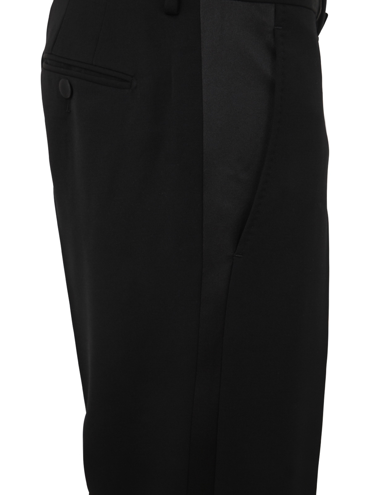 Shop Lanvin Flared Tailored Pants In Black
