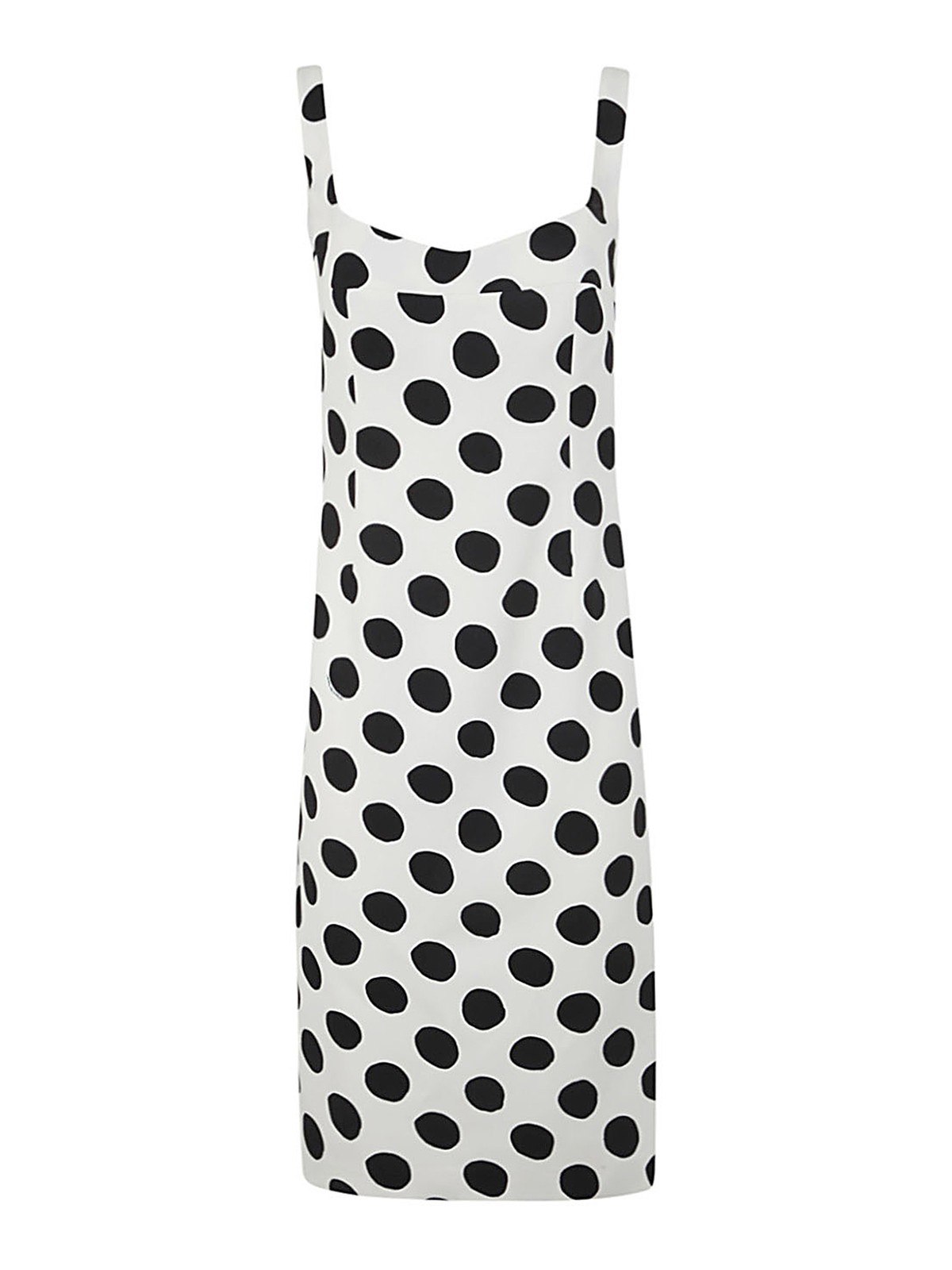 Shop Marni Dress With Straps In Blanco