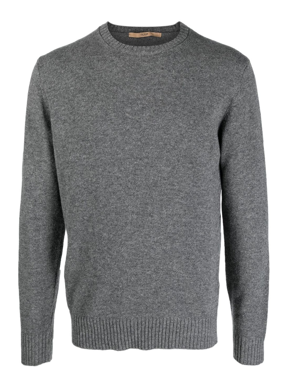 Shop Nuur Crew Neck Sweater In Grey