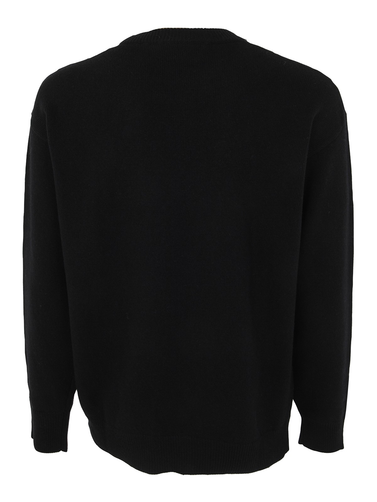 Shop Nuur Crew Neck Sweater In Black
