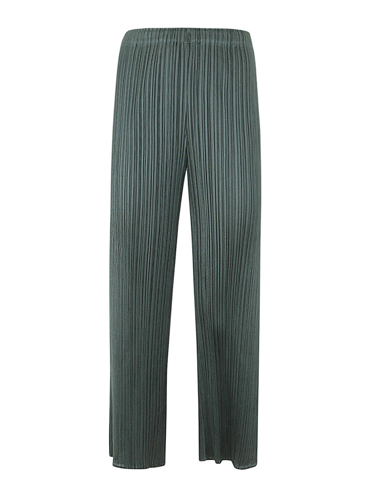 Issey Miyake Pleated Trousers In Green