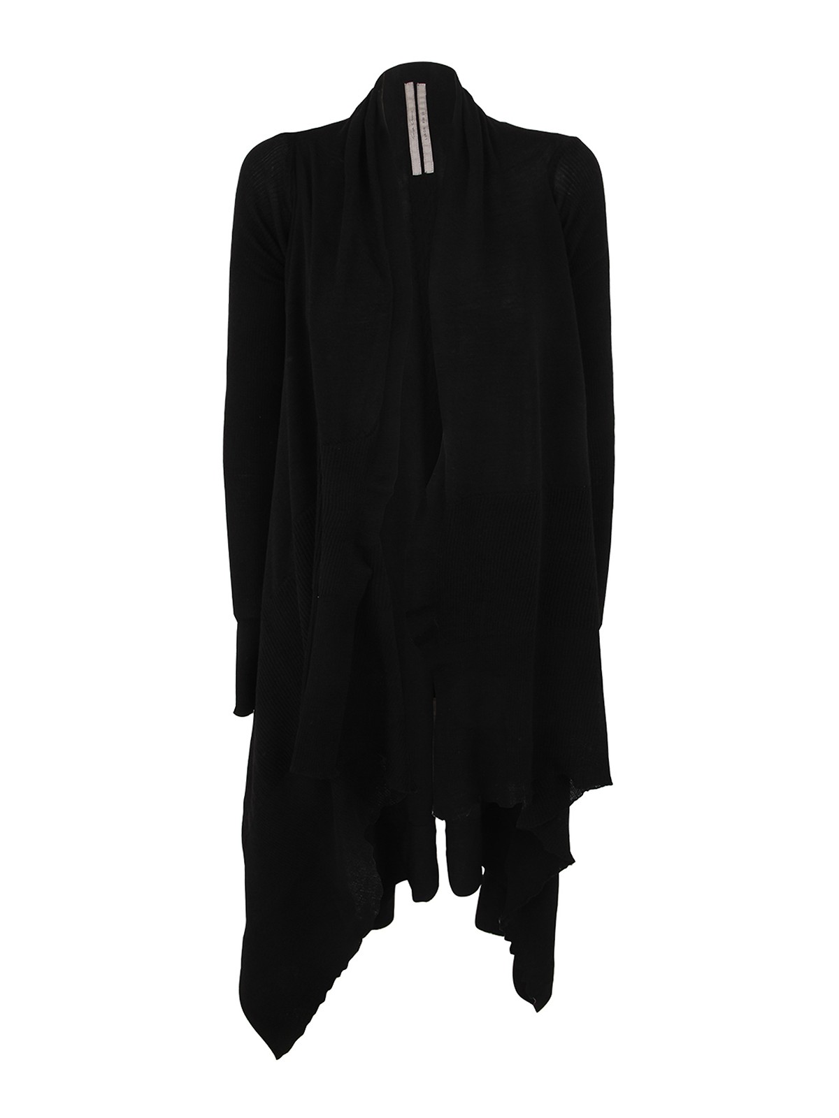 Rick Owens Long wrap cardigan - Black - Women|RP02C1643M09