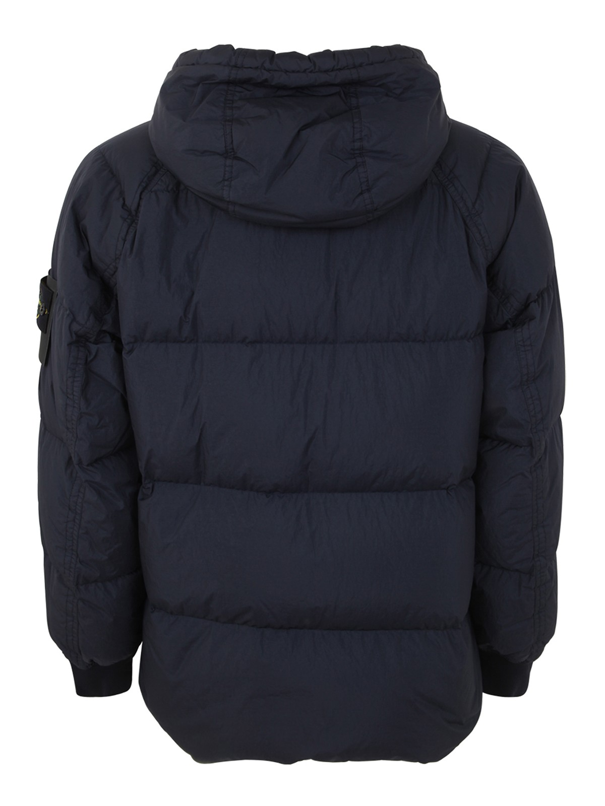 Stone Island Short padded bomber jacket with hood 791540723V0020