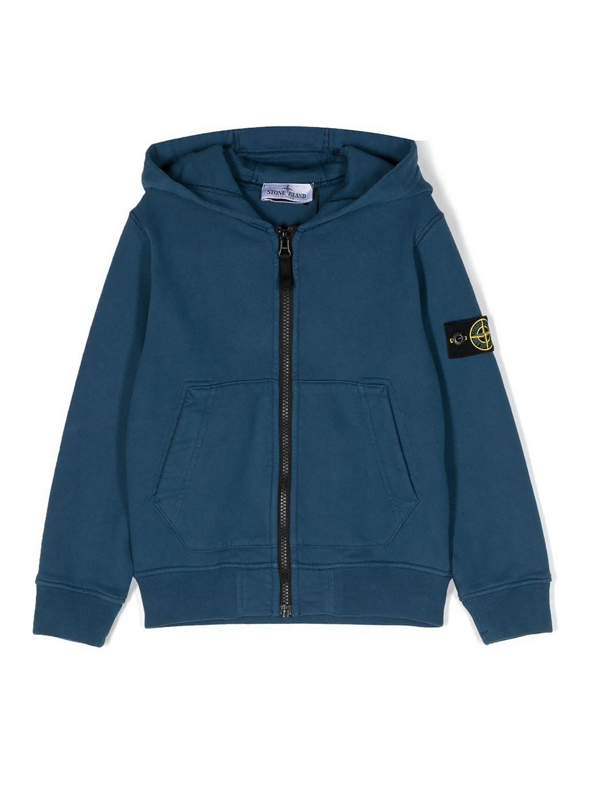 Stone Island Junior Hoodie sweatshirt - Blue|791660720V0022