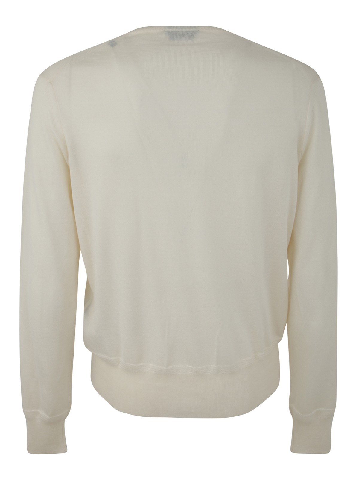 Shop Tom Ford V Neck Sweater In White
