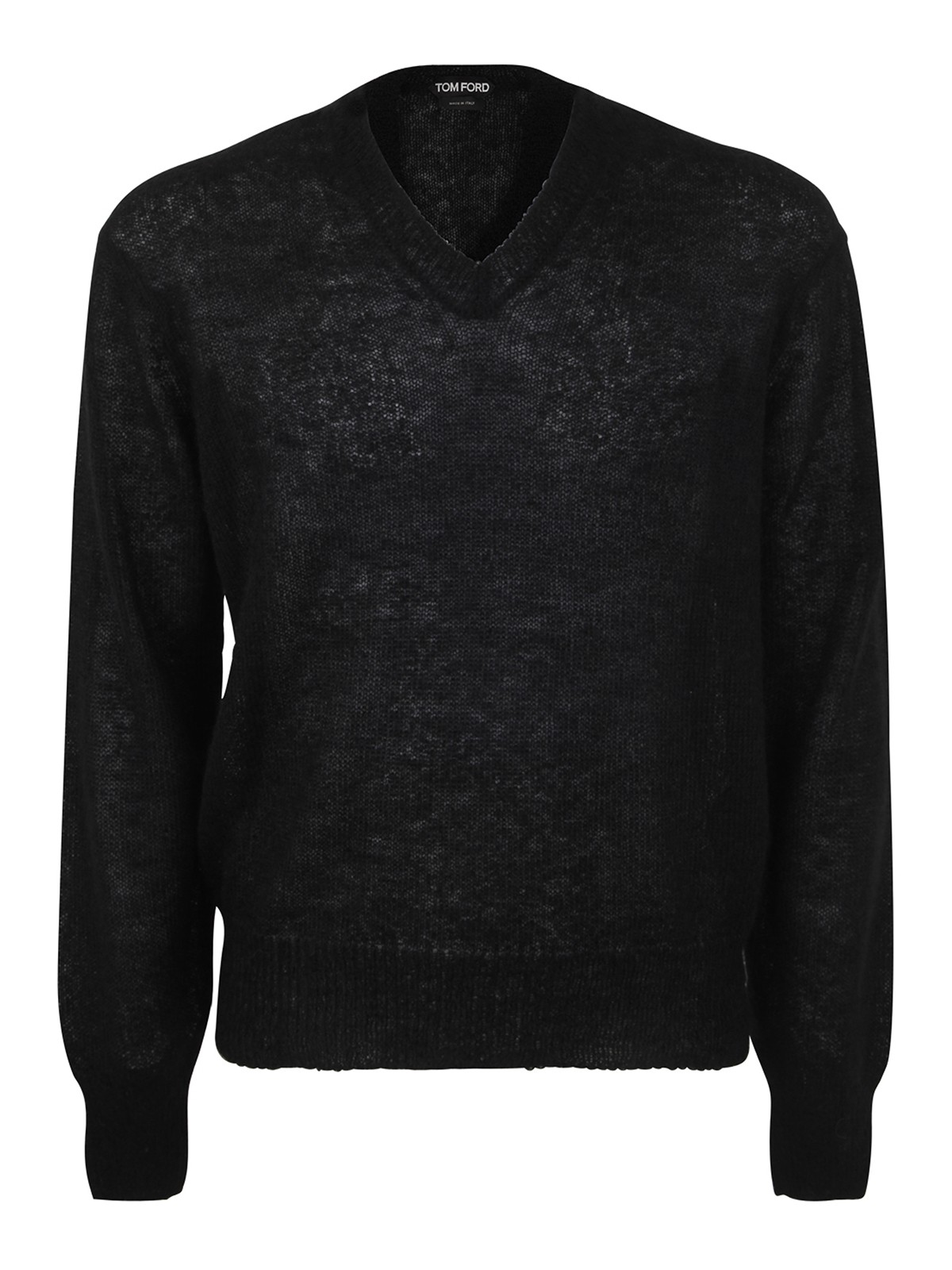 Shop Tom Ford Suéter Con Cuello De Pico - Negro In Black
