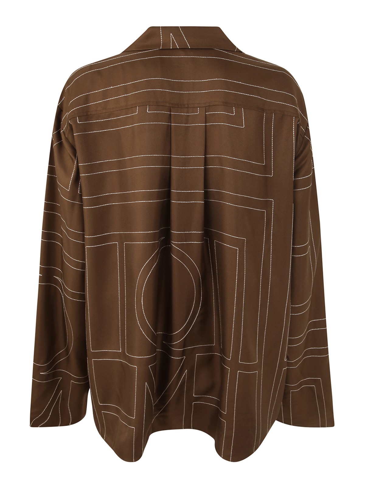 Tops & Tank tops Toteme Monogram silk pj top 233755707802