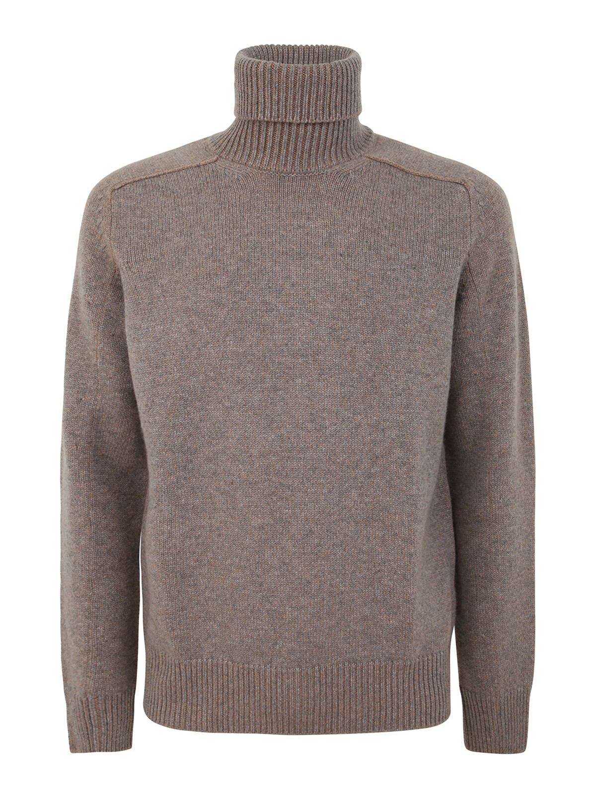 Zegna Oasi Cashmere Turtleneck Sweater In Brown