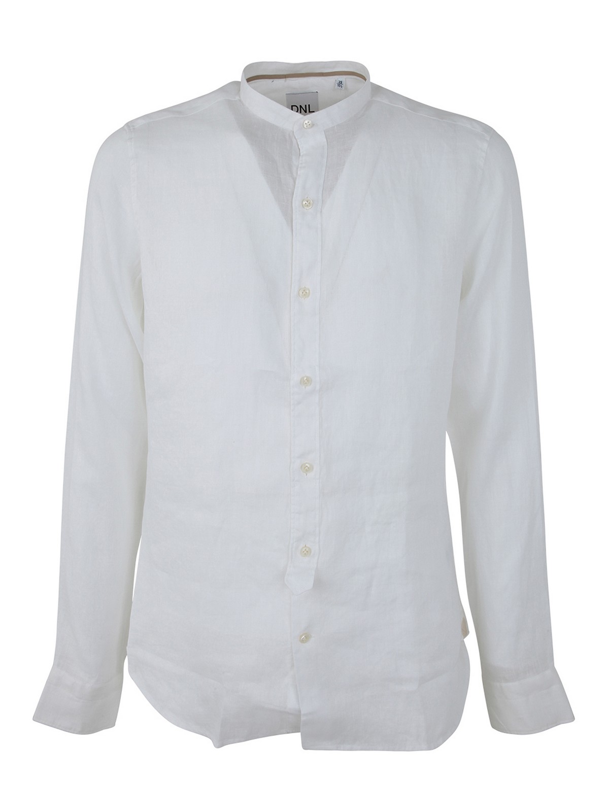 Shop Dnl Korean Neck Shirt In White