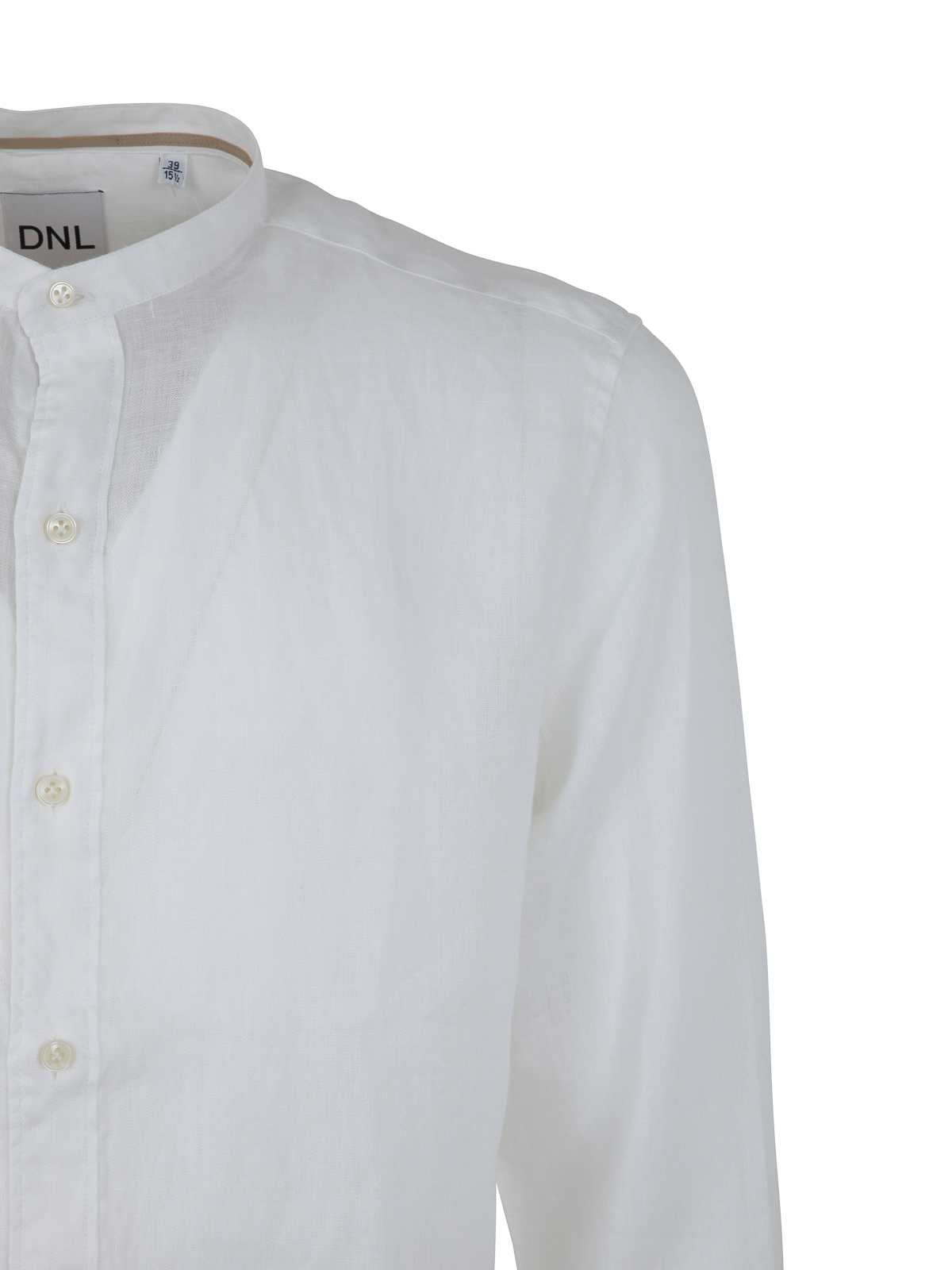 Shop Dnl Korean Neck Shirt In White