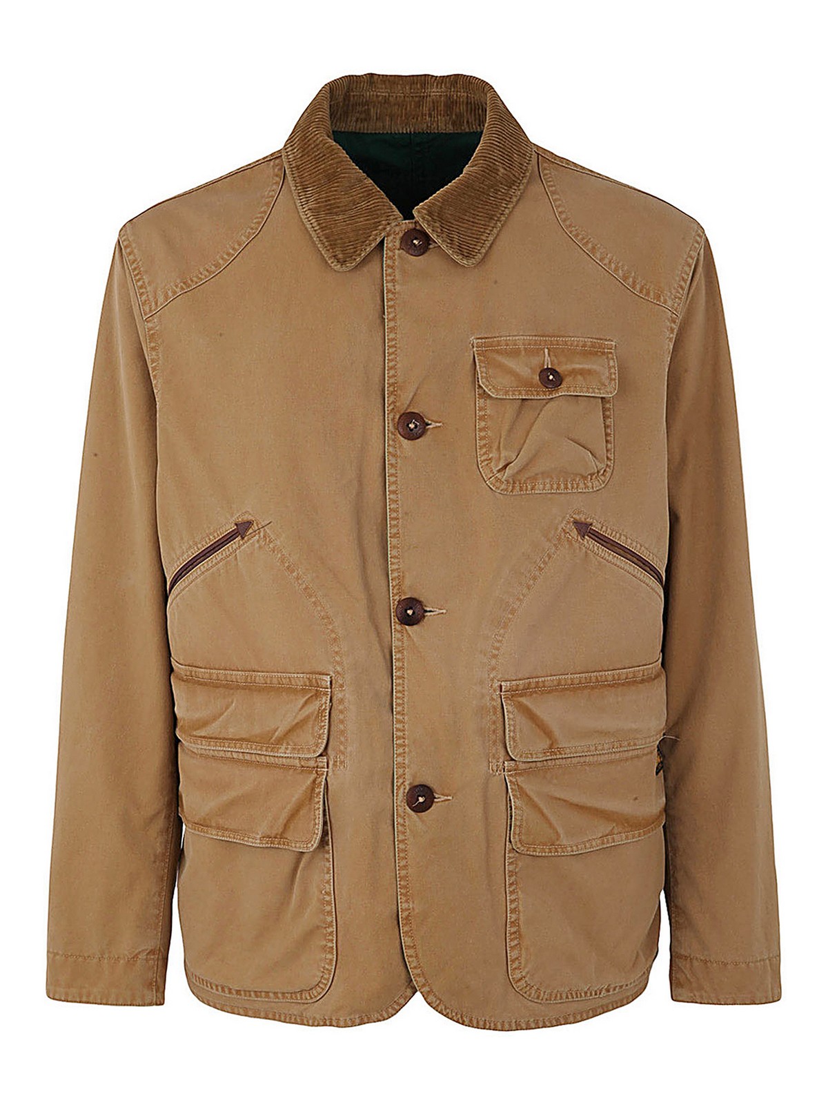 Polo Ralph Lauren Jacket In Brown