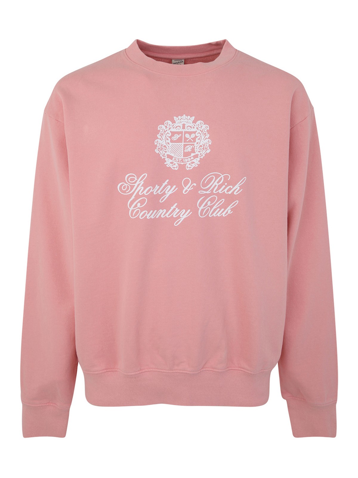 Shop Sporty And Rich Ny Crewneck In Pink