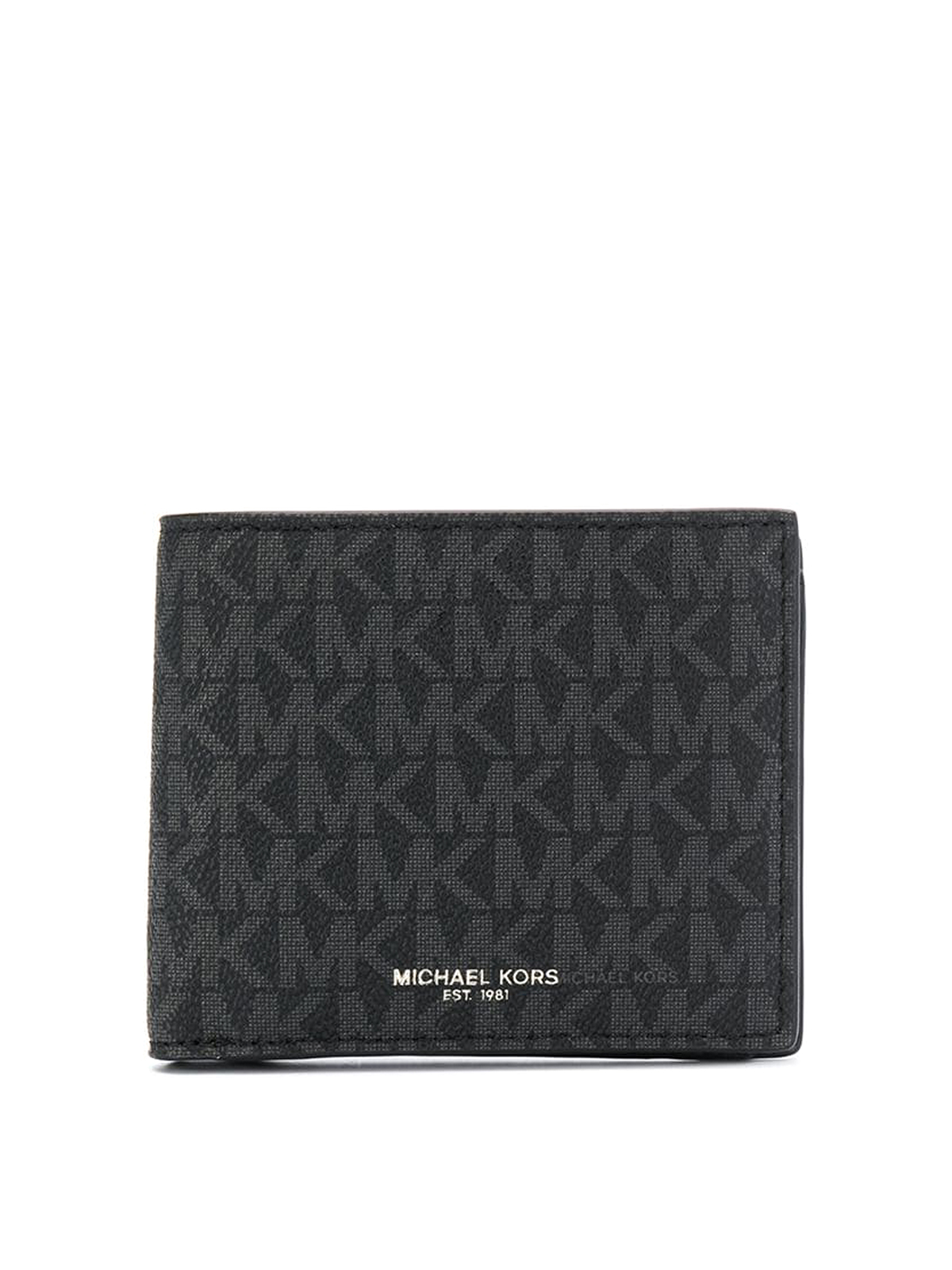 Shop Michael Kors Billfold With Coin Pocket In Black