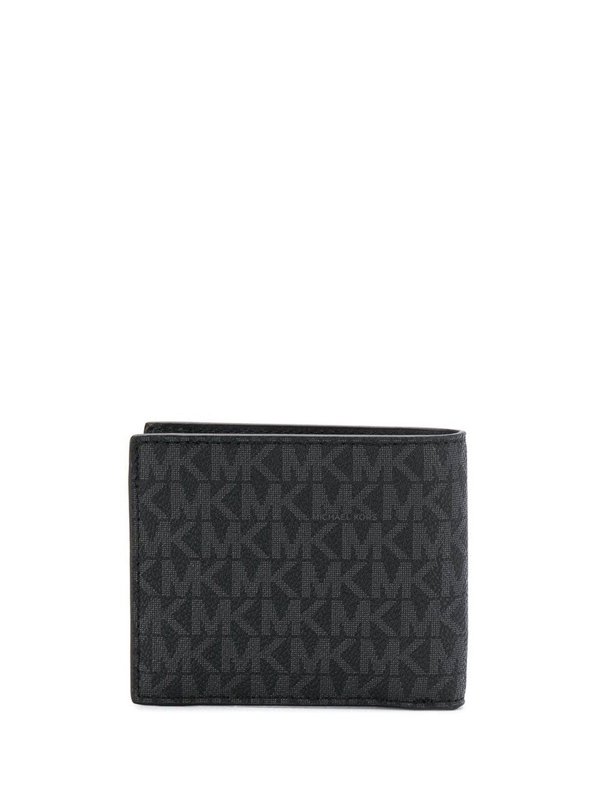 Shop Michael Kors Billfold With Coin Pocket In Black