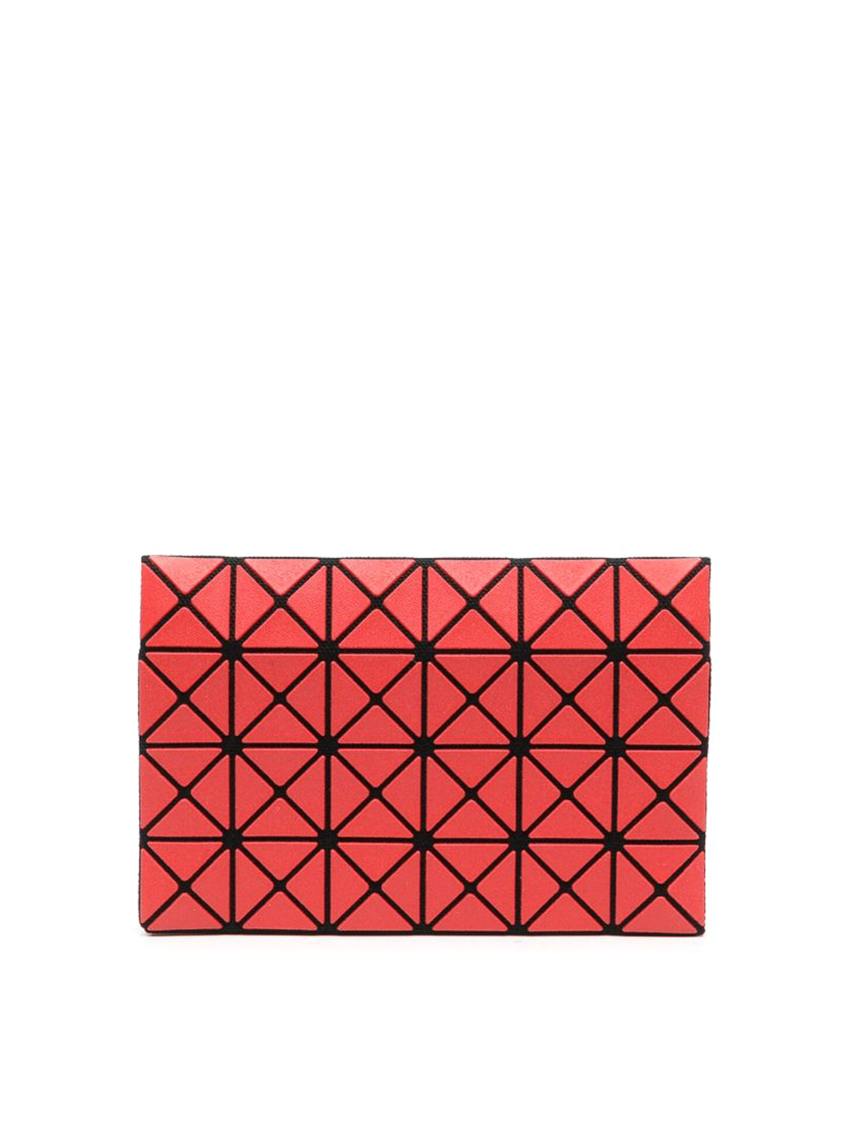 Bao Bao Issey Miyake Oyster Card Case In Red