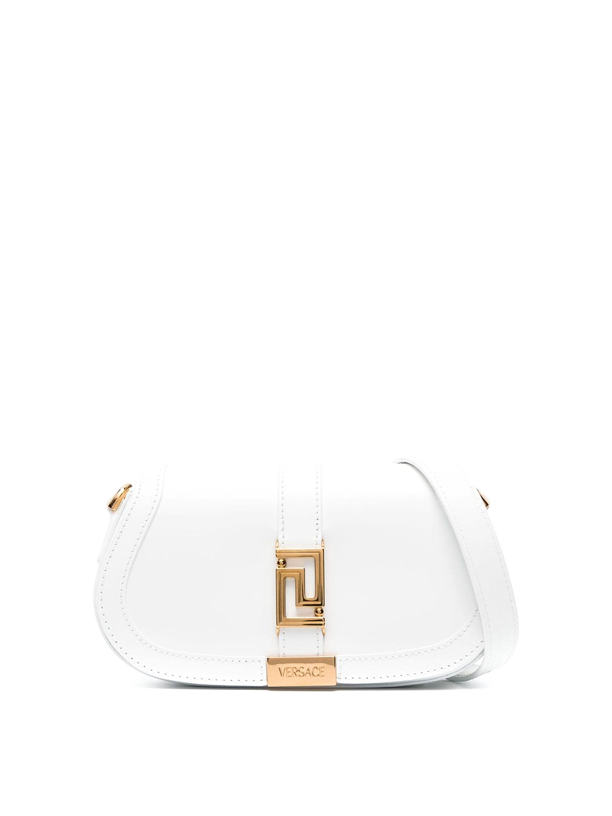 Versace Leather Bag In White