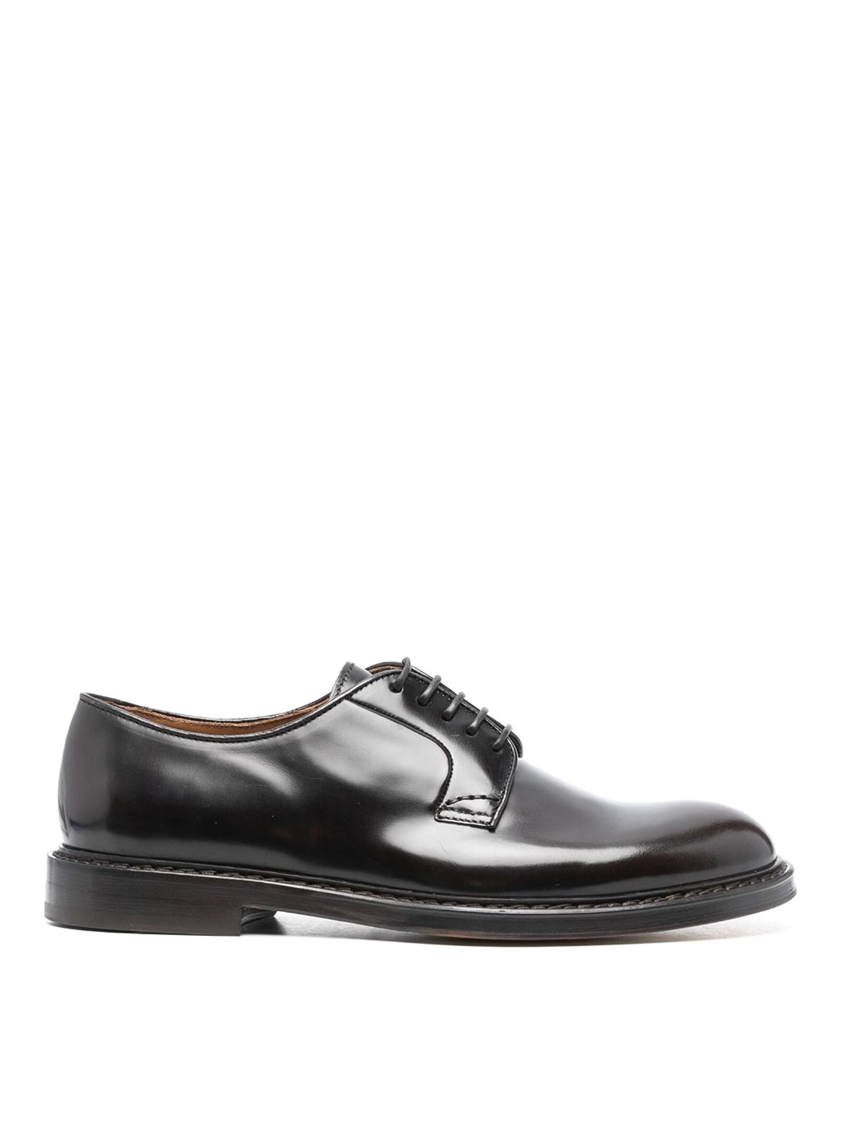 Doucal's Horse Derby Shoes In Marrón
