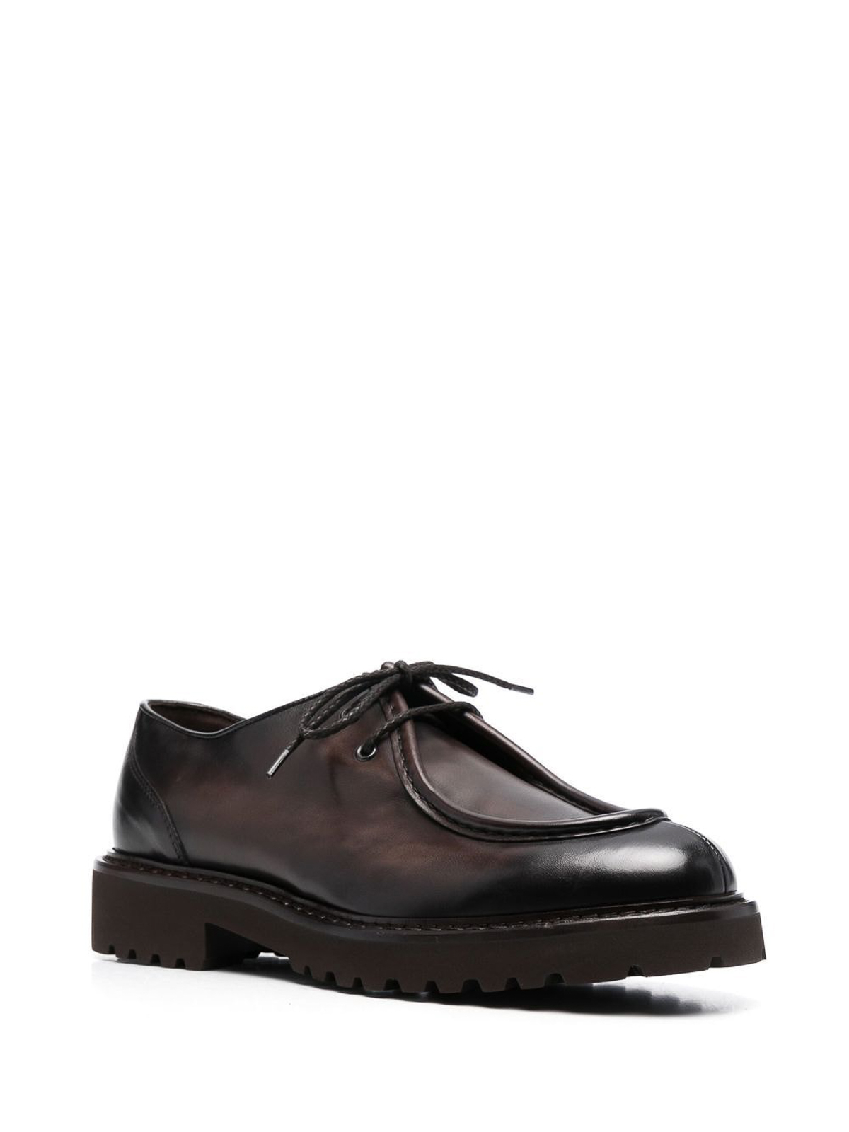 Shop Doucal's Zapatos Con Cordones - Marrón In Brown