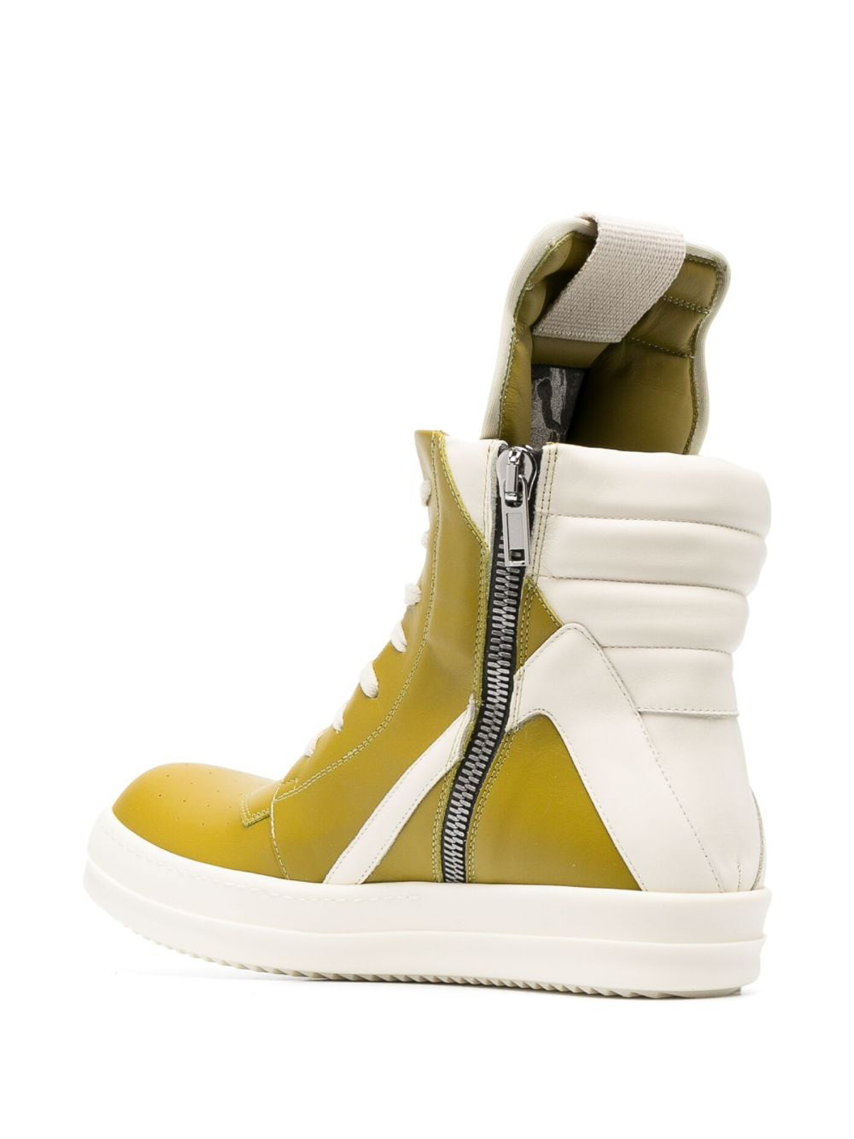 Rick Owens: Yellow Geobasket Sneakers