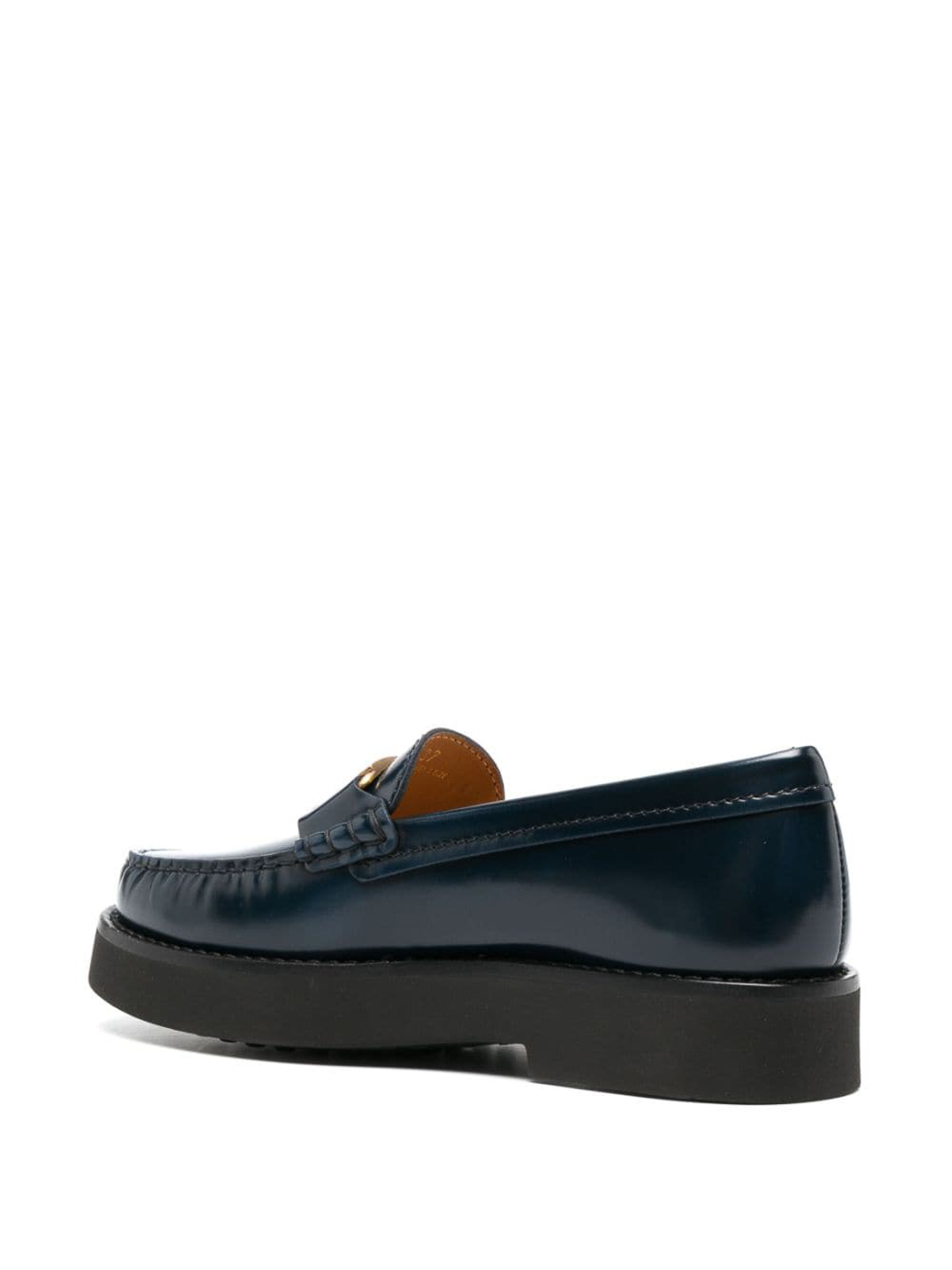 Shop Tod's 54k Loafers In Blue