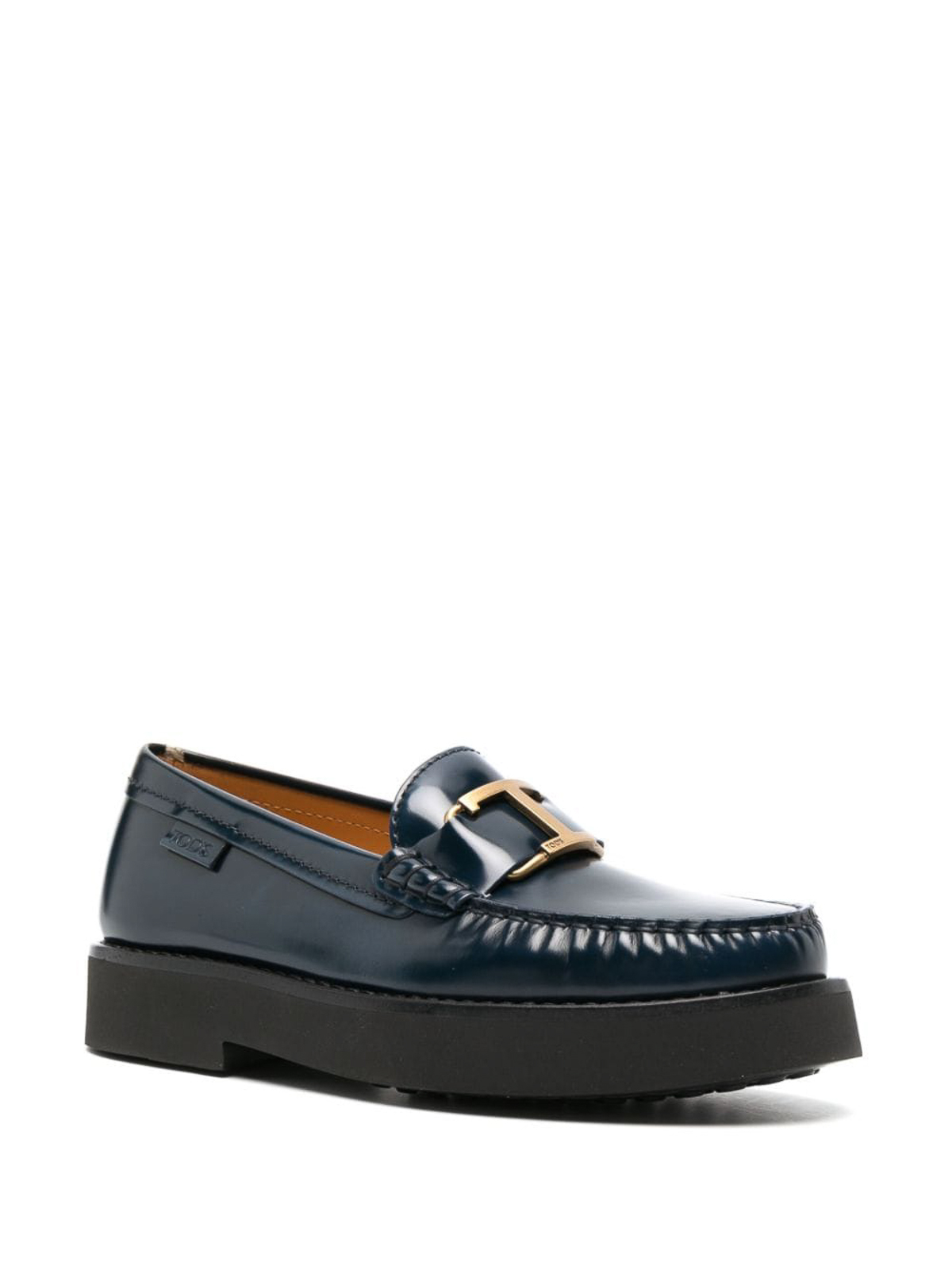 Shop Tod's 54k Loafers In Blue