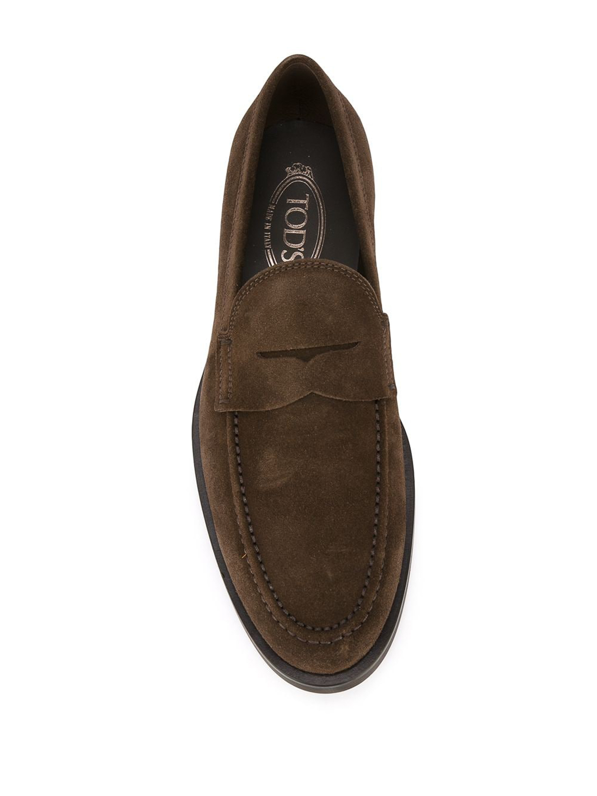 Shop Tod's Formal Loafers In Brown
