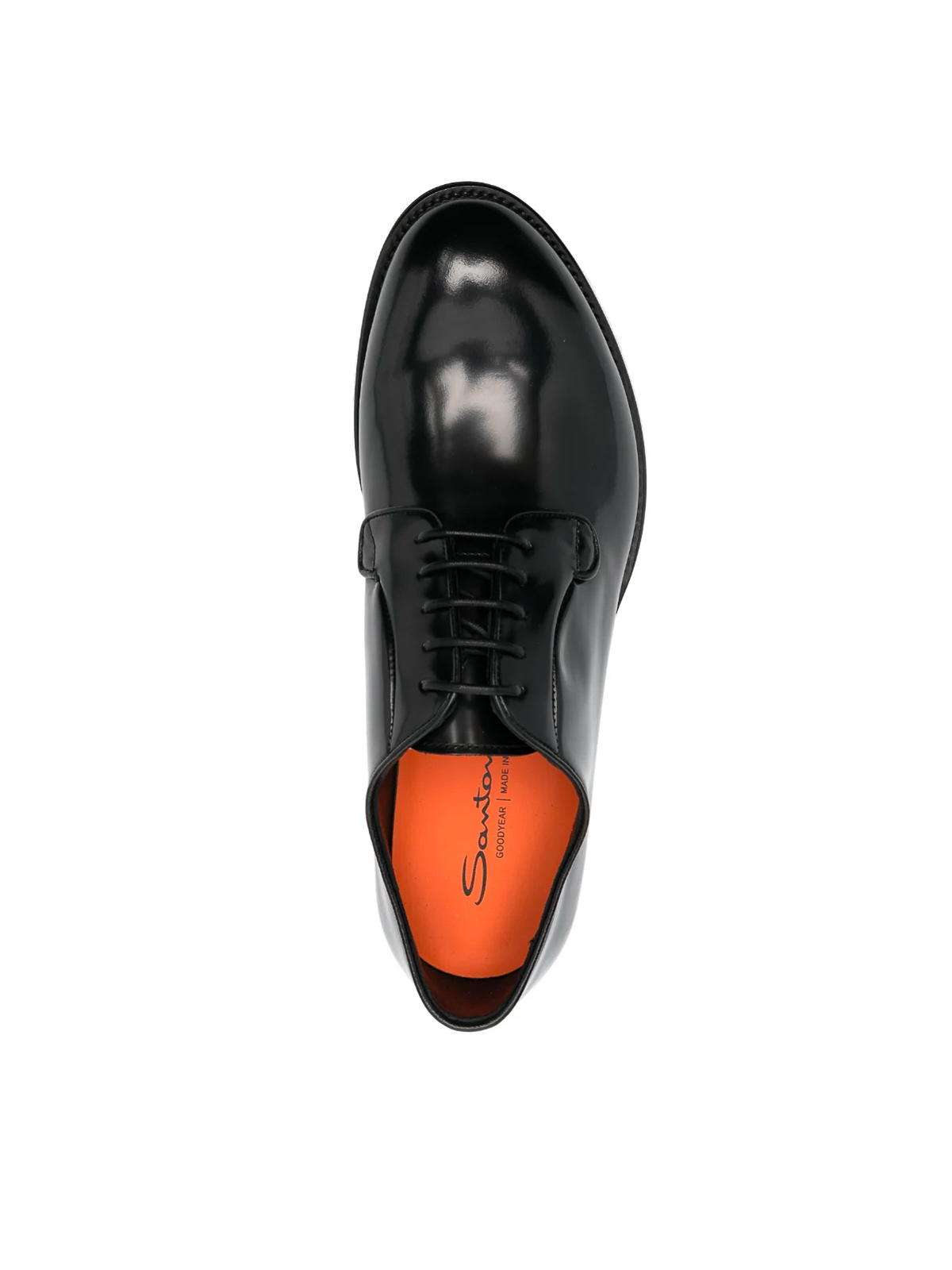 Shop Santoni Zapatos Con Cordones - Guillem In Negro